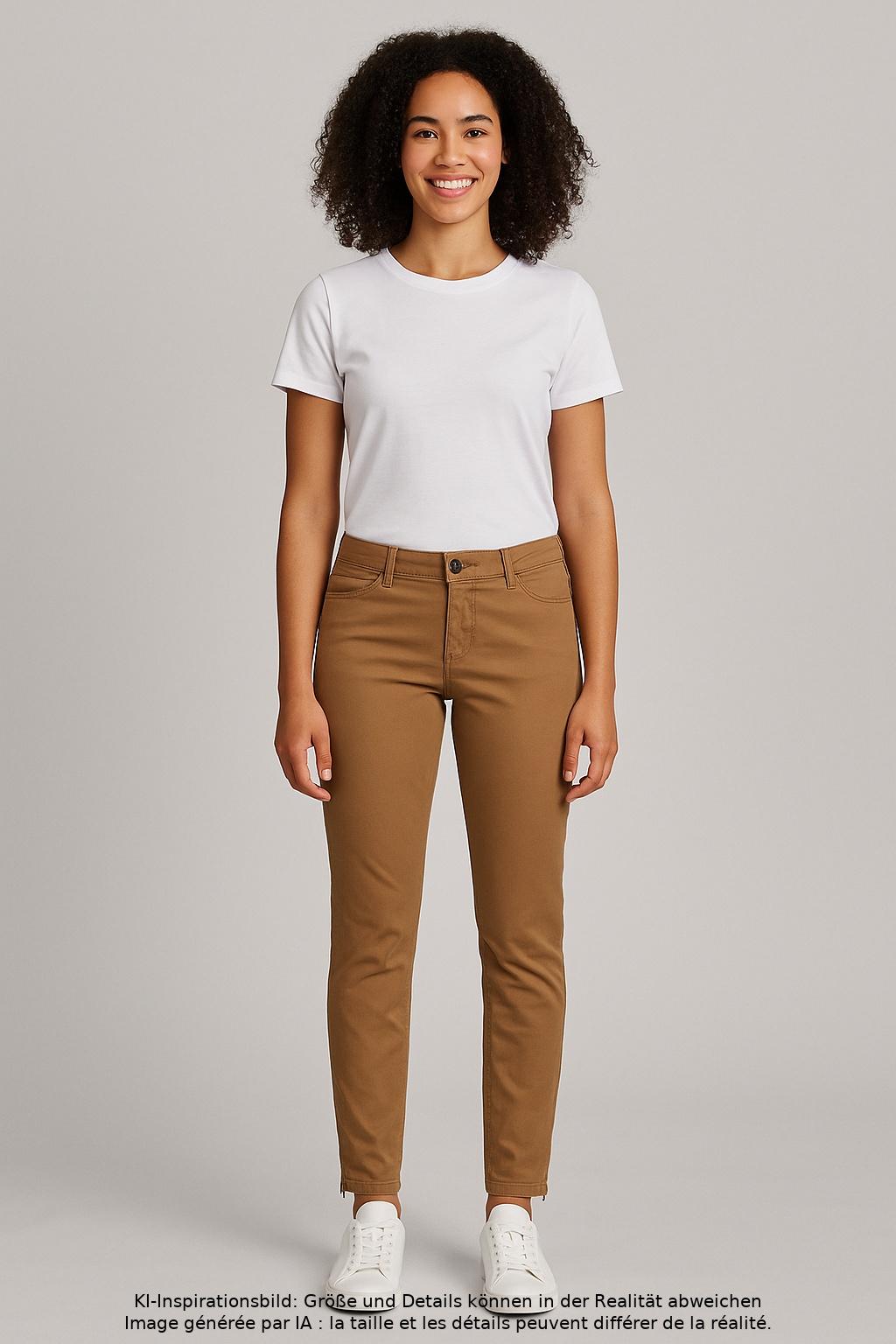 

MAC Damen Jeans, braun, Gr. 38