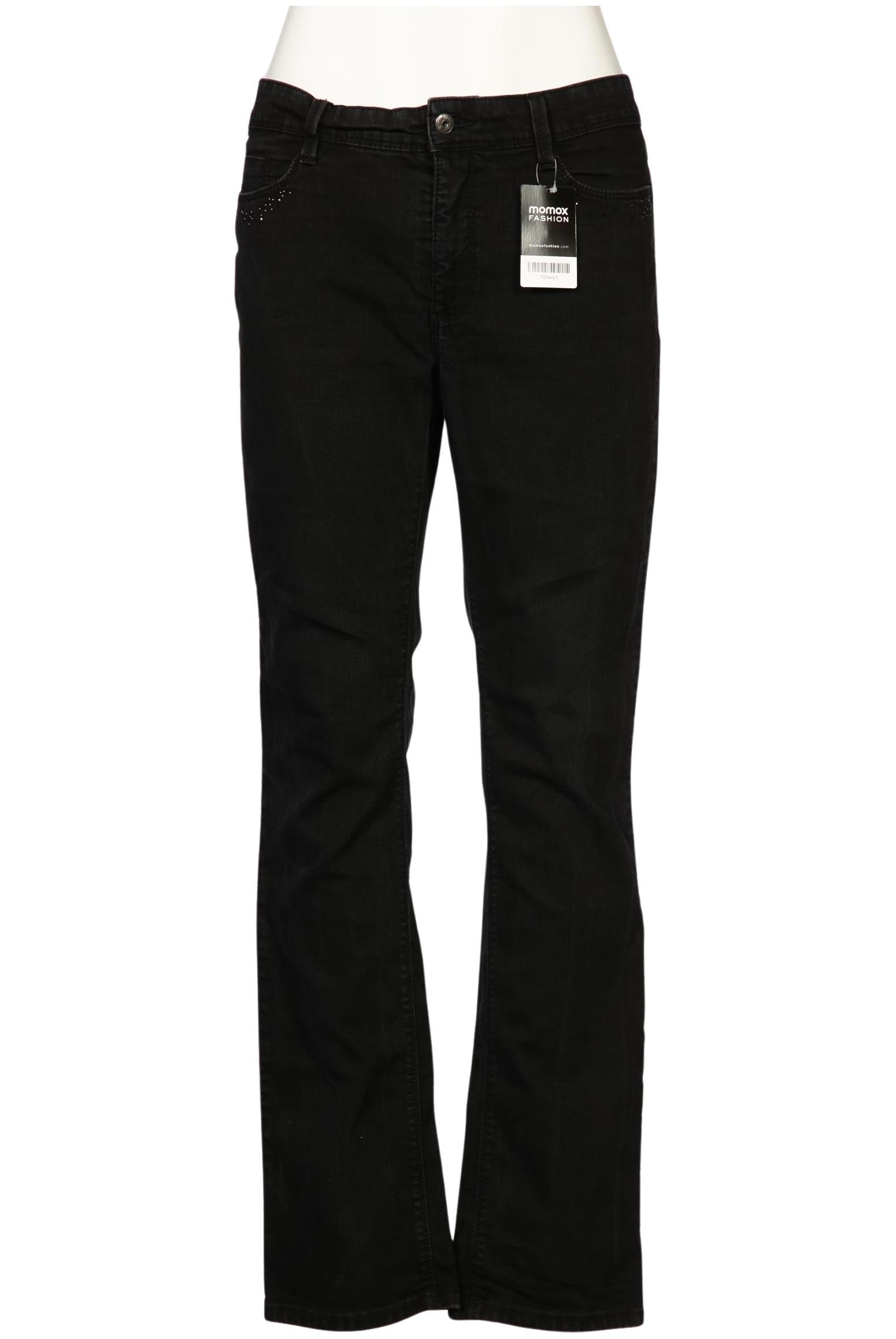 

MAC Damen Jeans, schwarz, Gr. 46
