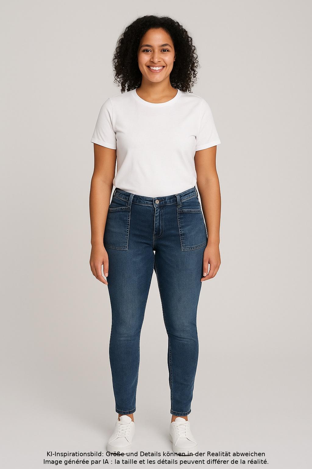 

MAC Damen Jeans, blau, Gr. 42