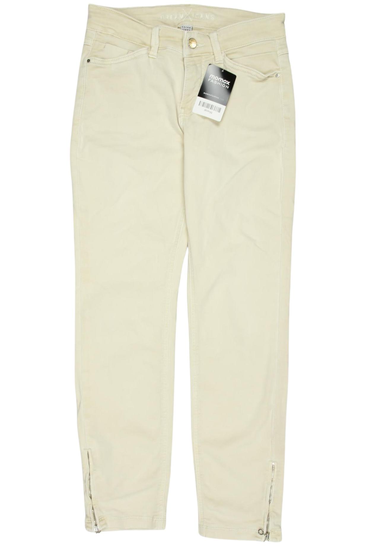 

MAC Damen Jeans, cremeweiß, Gr. 25
