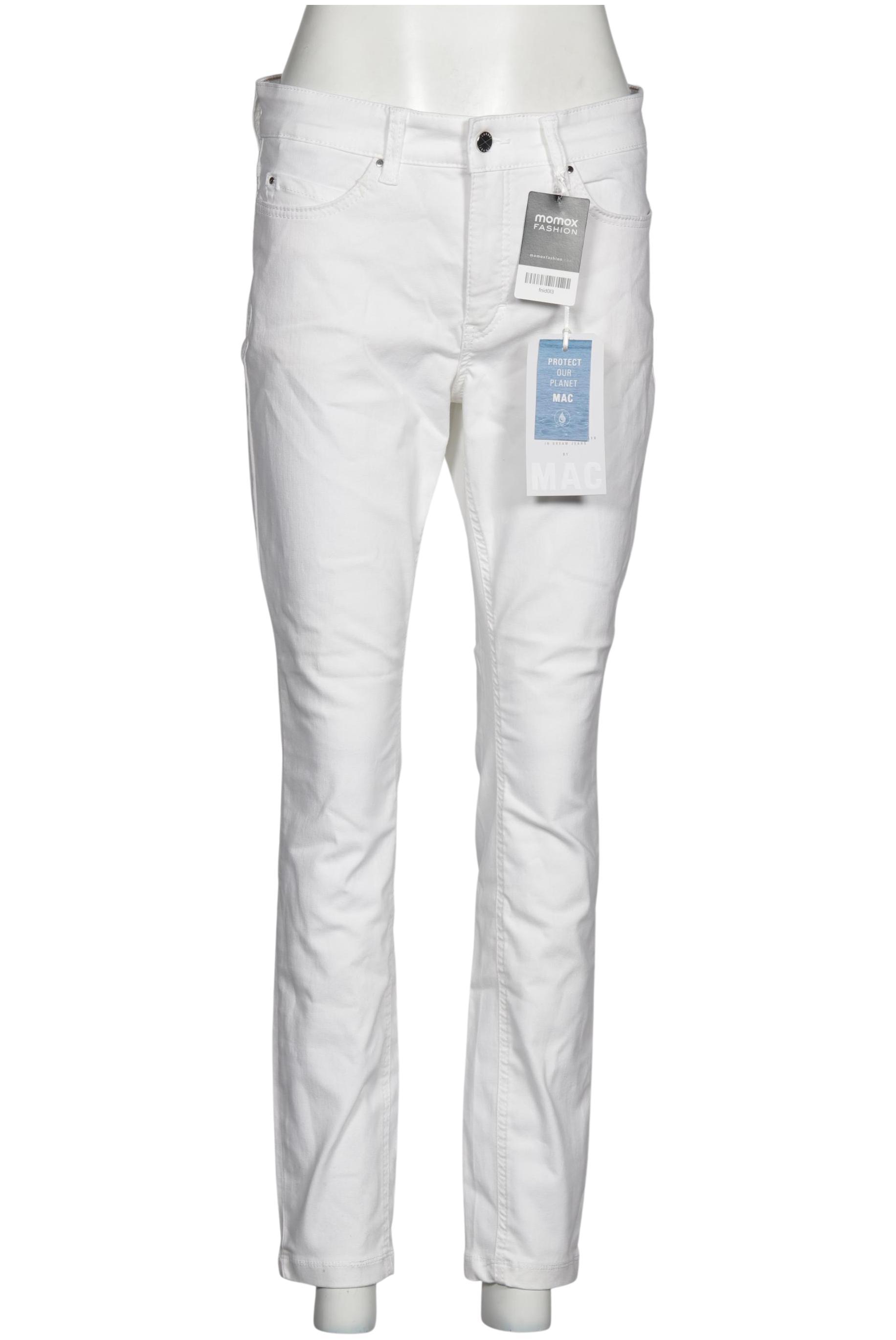

MAC Damen Jeans, weiß, Gr. 40