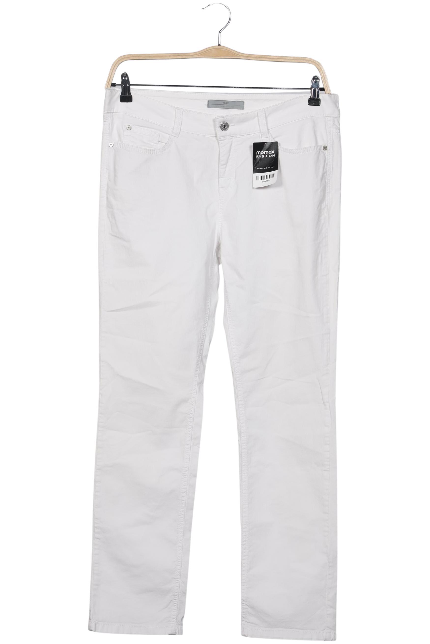 

MAC Damen Jeans, weiß, Gr. 35