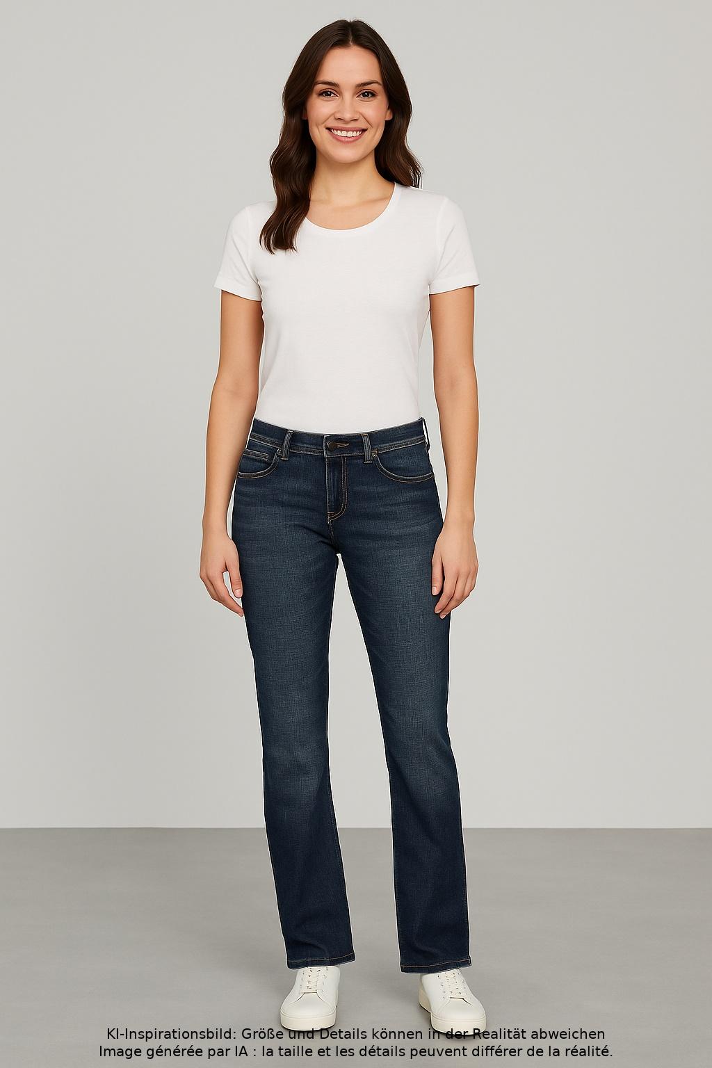 

MAC Damen Jeans, blau, Gr. 38