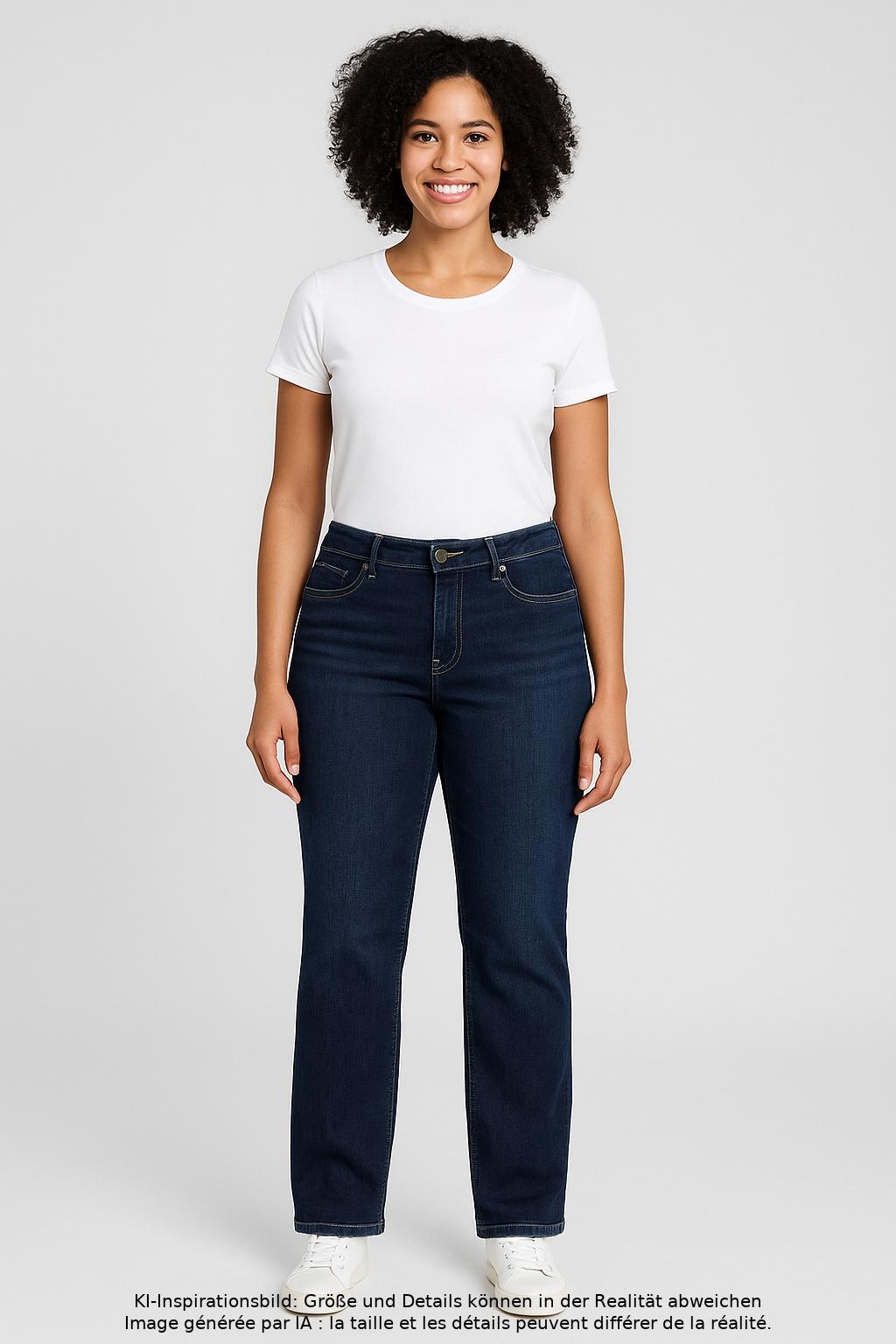 

MAC Damen Jeans, marineblau, Gr. 44