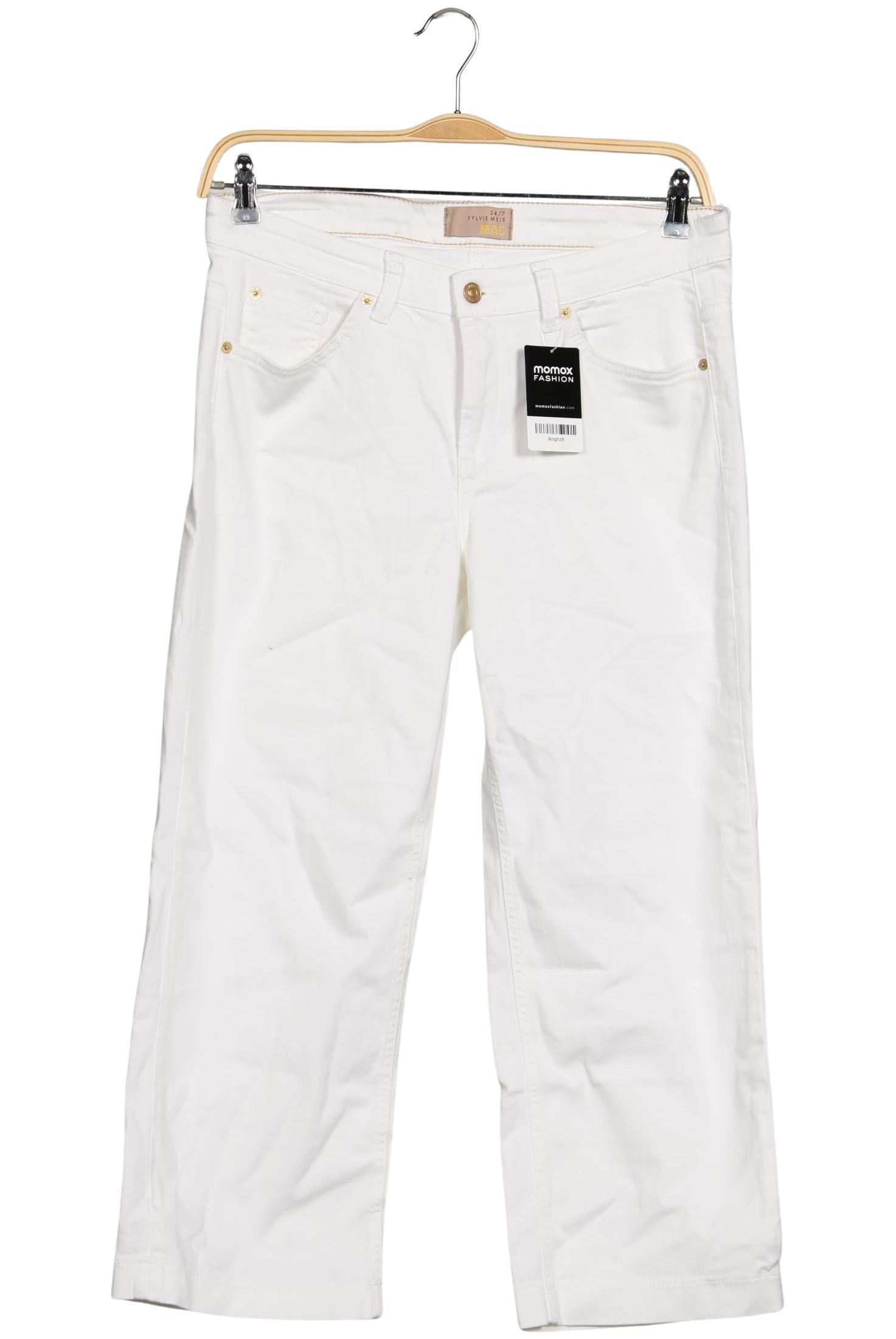 

MAC Damen Jeans, weiß, Gr. 33