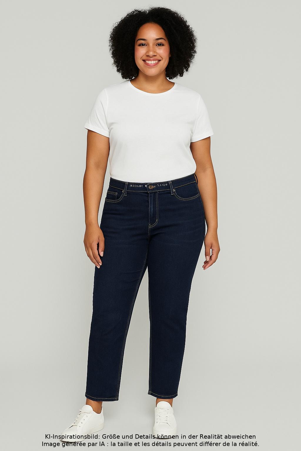 

MAC Damen Jeans, marineblau, Gr. 44