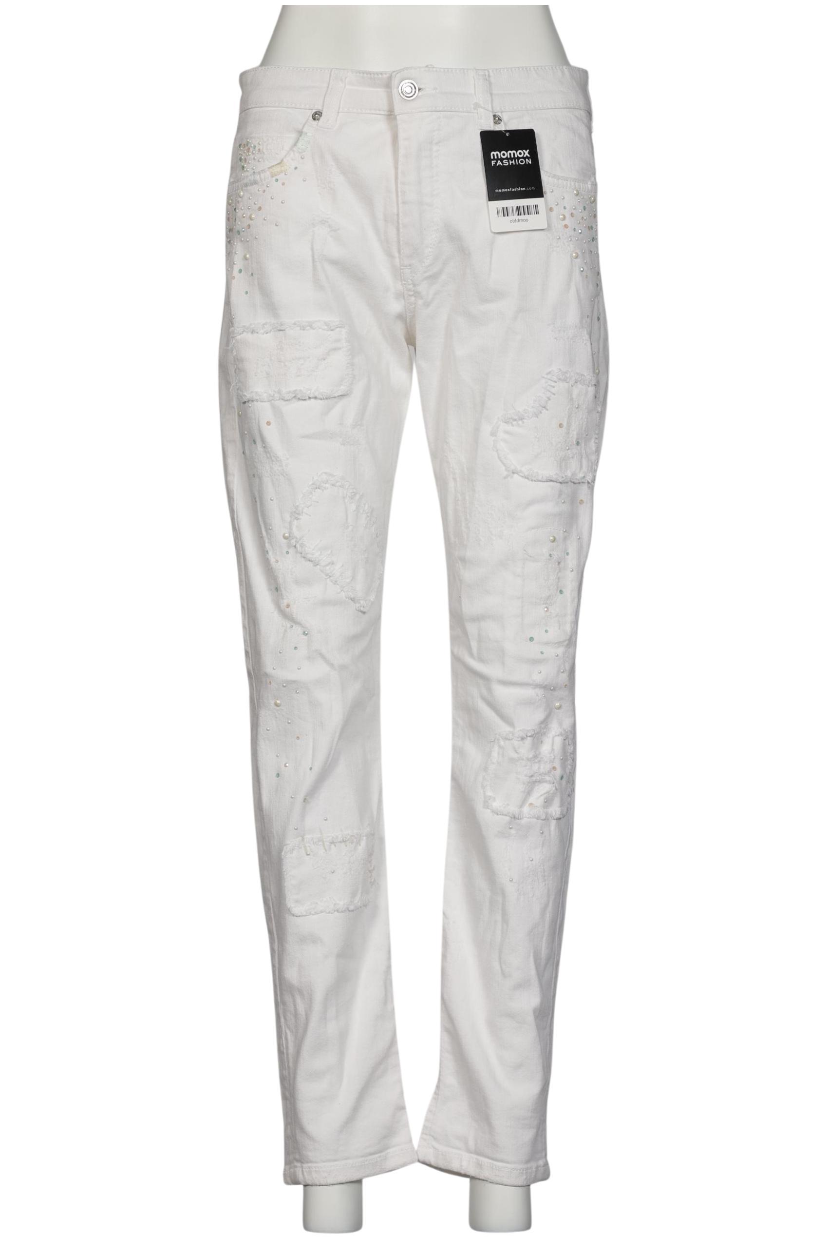 

MAC Damen Jeans, weiß, Gr. 36