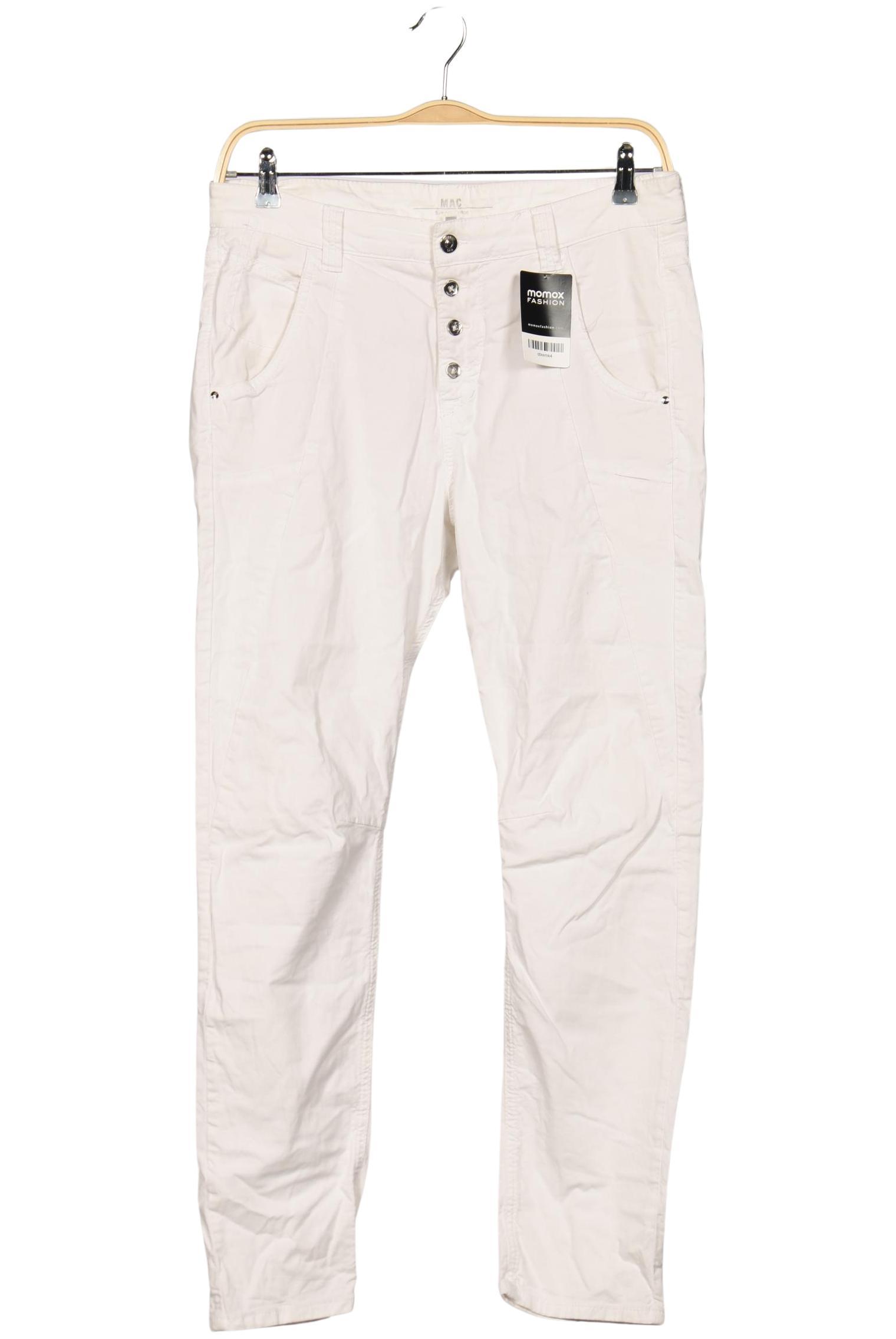 

MAC Damen Jeans, weiß, Gr. 35