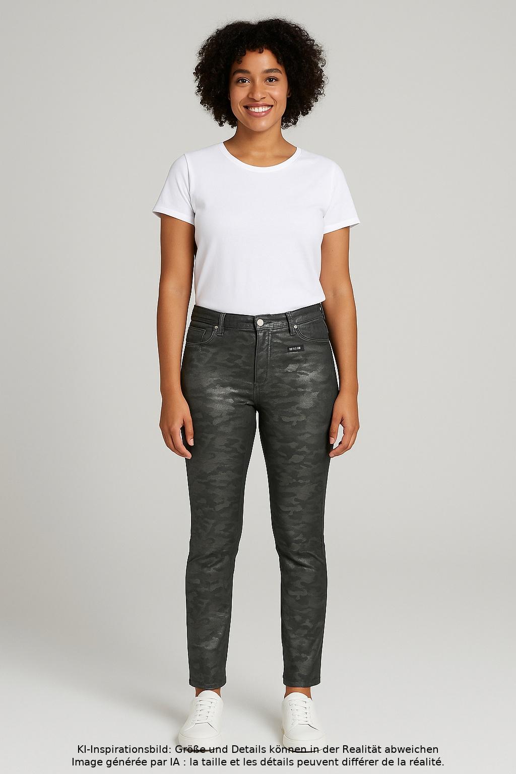 

MAC Damen Jeans, grau, Gr. 40