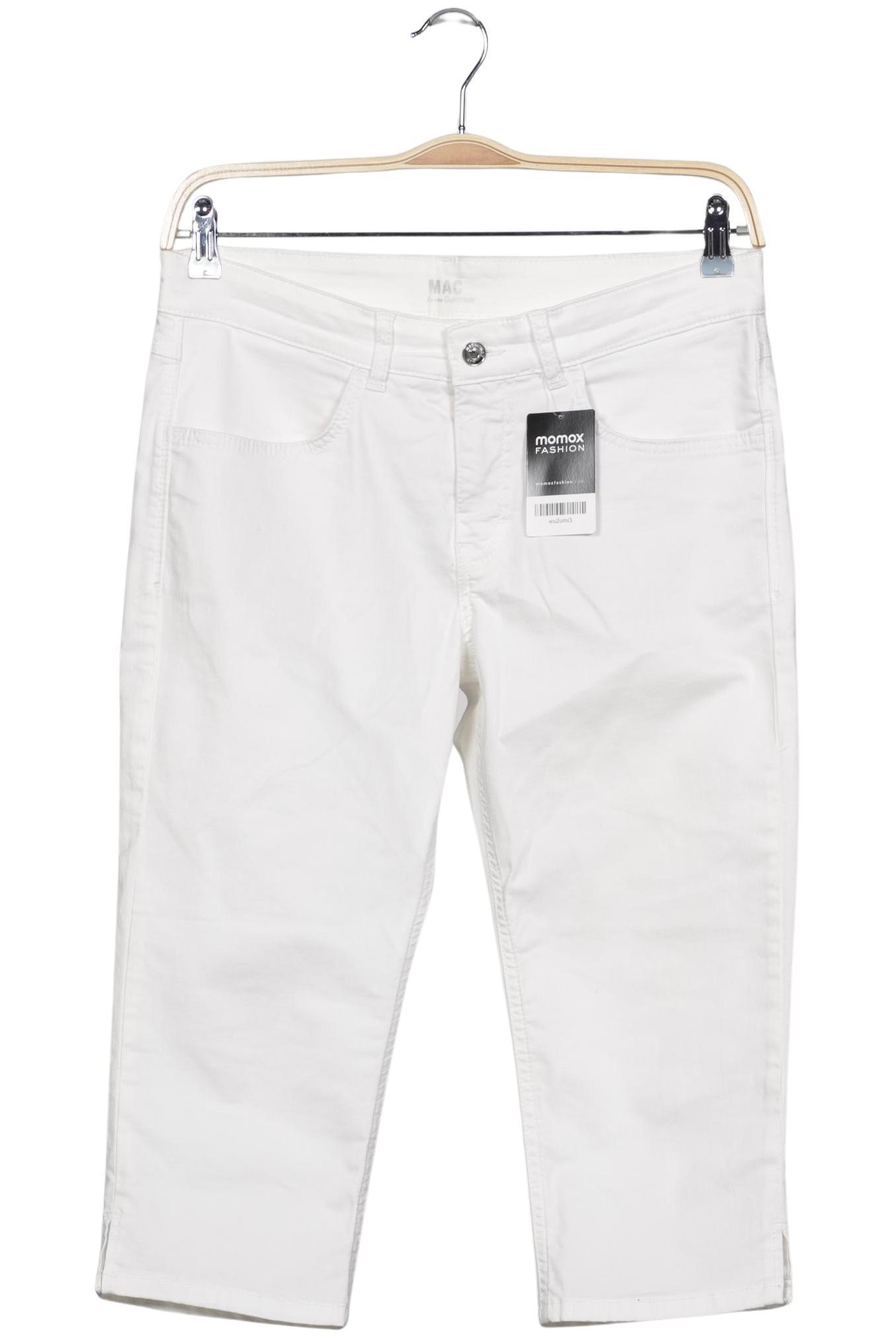 

MAC Damen Jeans, weiß, Gr. 33