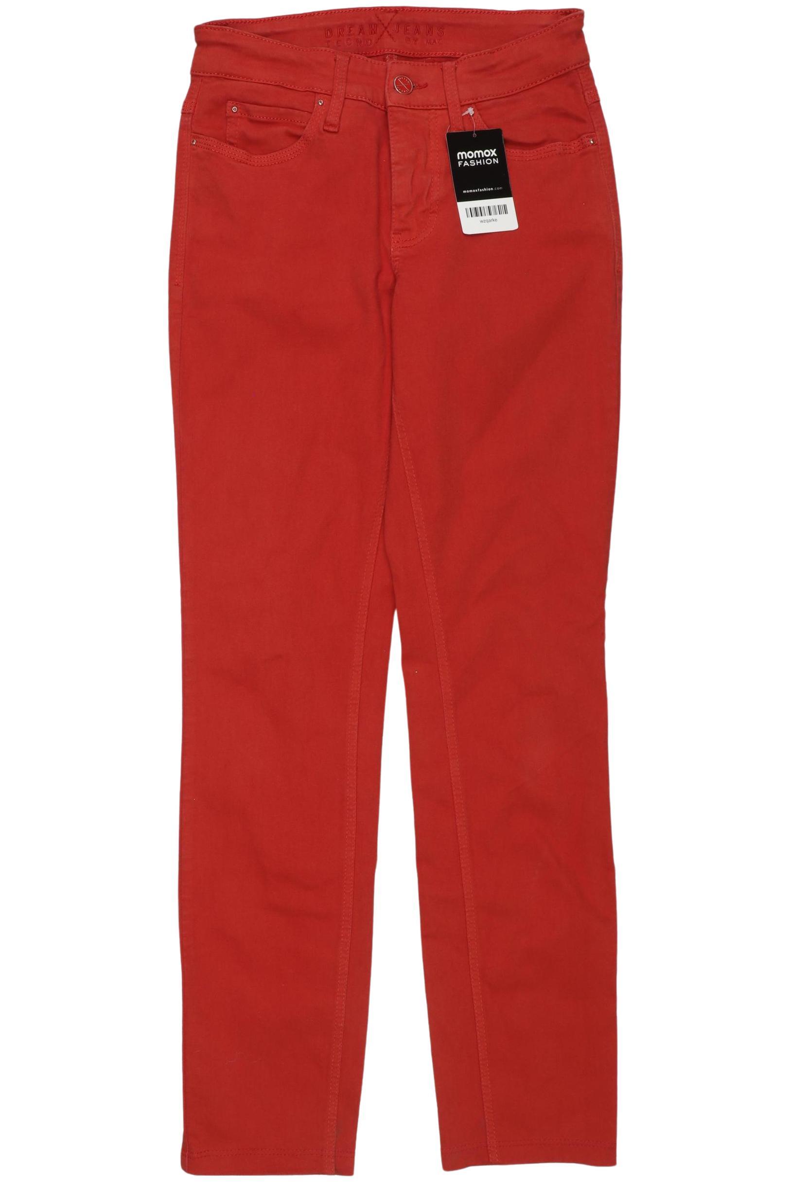 

MAC Damen Jeans, rot, Gr. 32