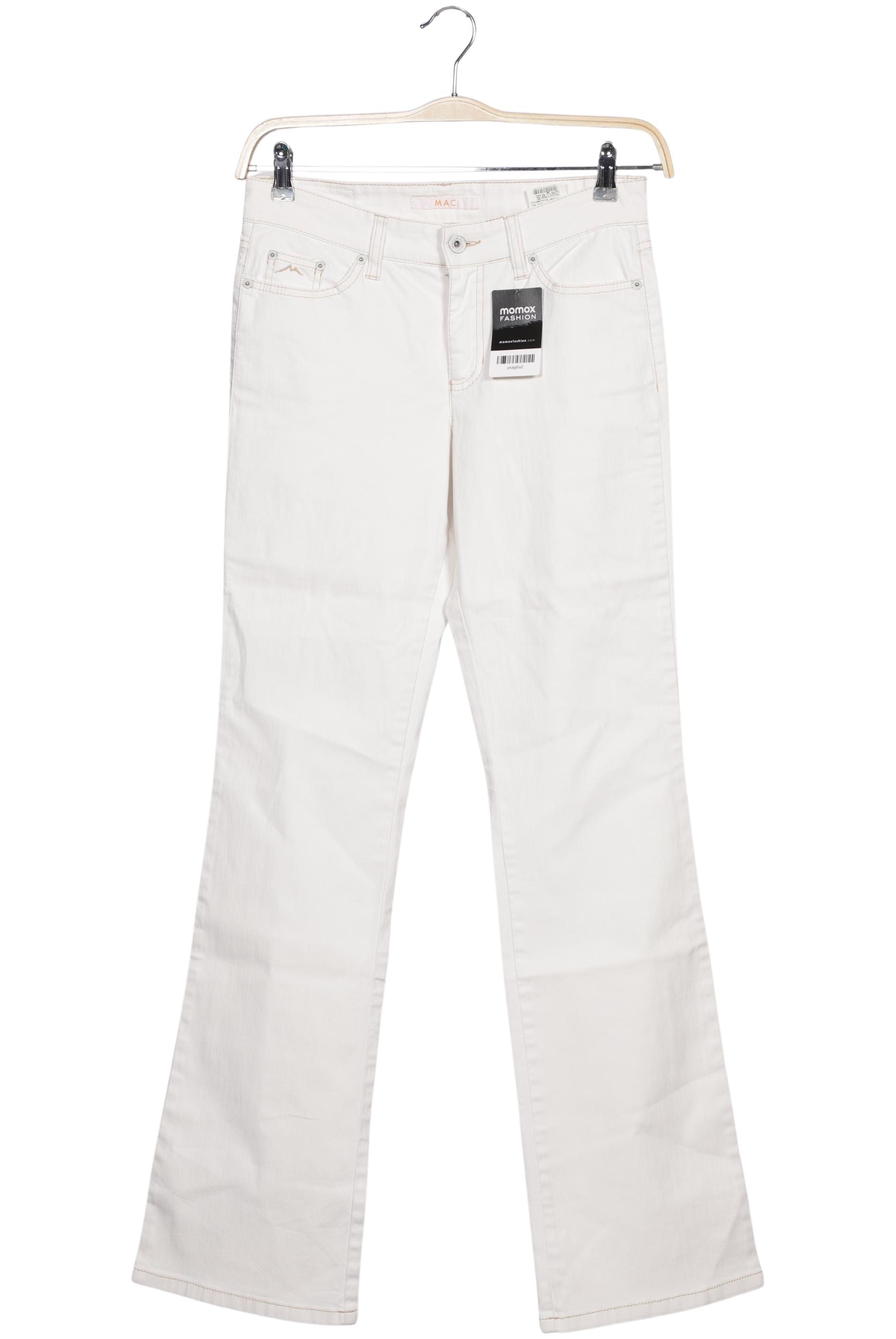 

MAC Damen Jeans, weiß, Gr. 38