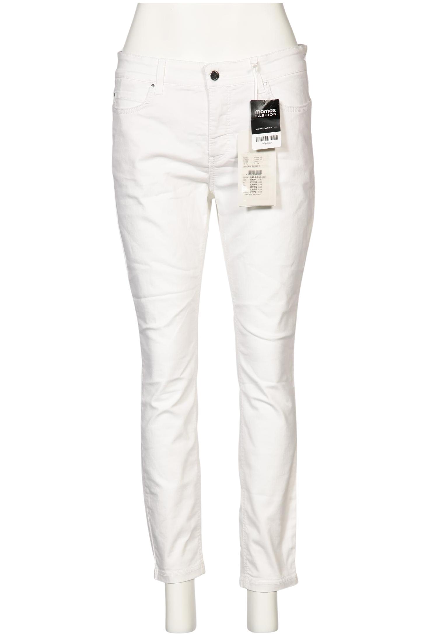 

MAC Damen Jeans, weiß, Gr. 42