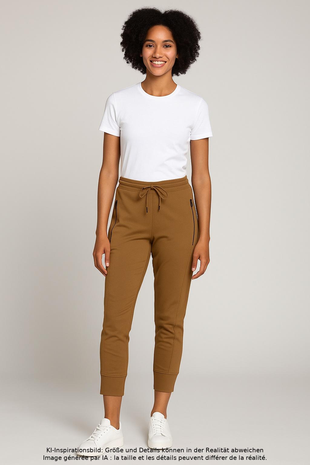 

MAC Damen Stoffhose, braun, Gr. 31