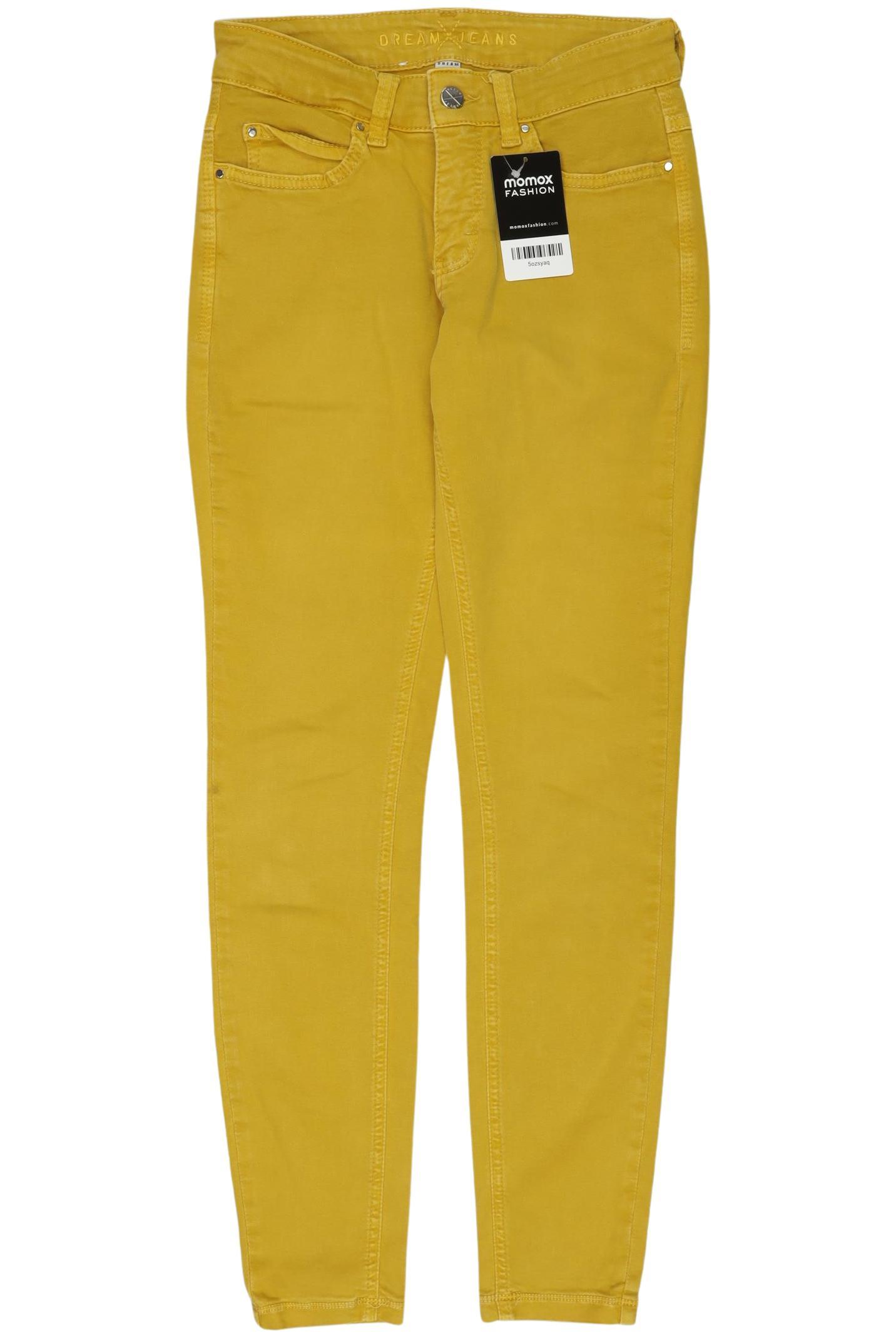 

MAC Damen Stoffhose, gelb, Gr. 00