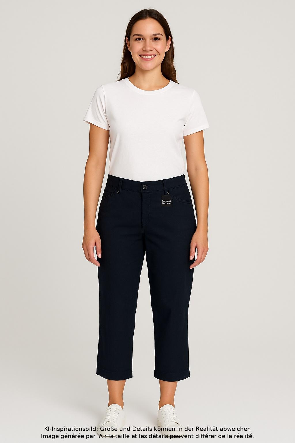 

MAC Damen Stoffhose, marineblau, Gr. 42