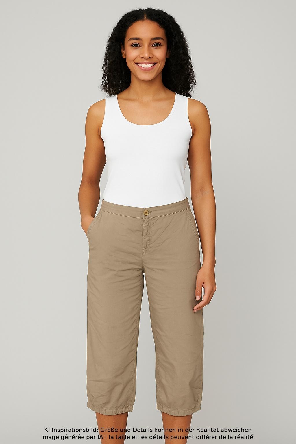 

MAC Damen Stoffhose, beige, Gr. 36