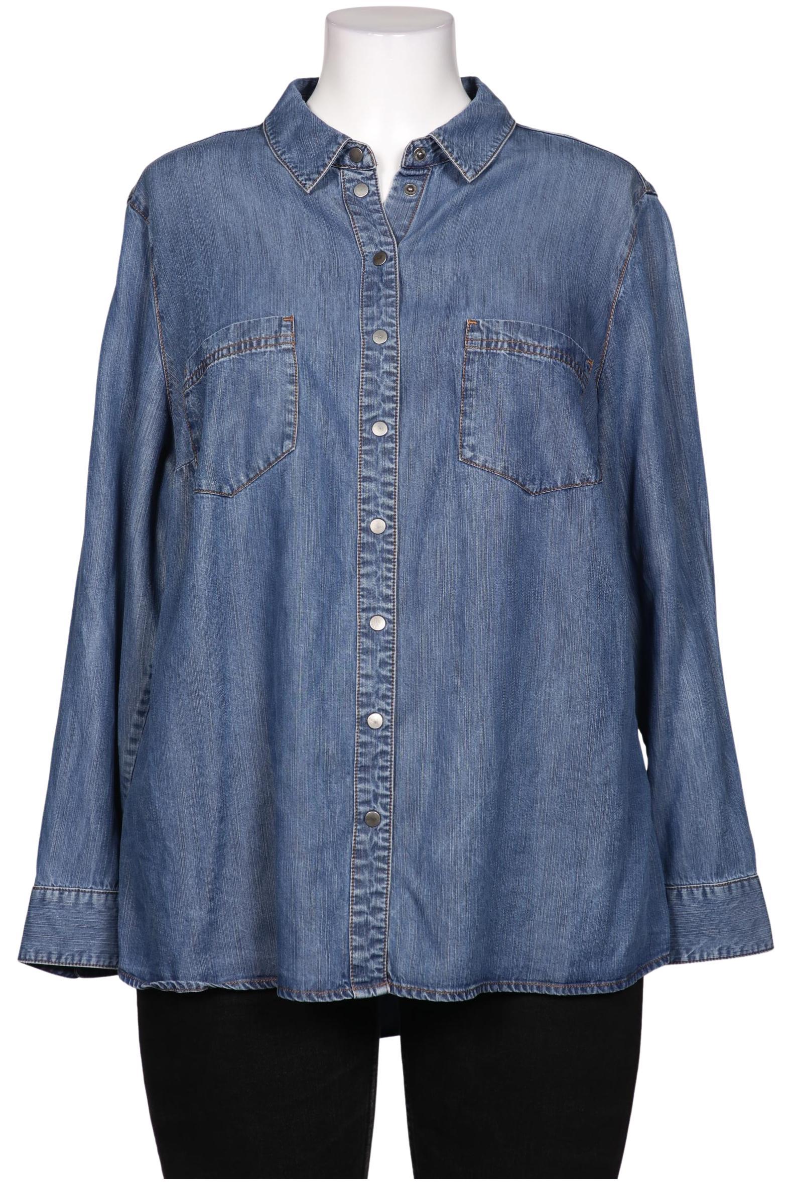 

Madeleine Damen Bluse, blau, Gr. 48