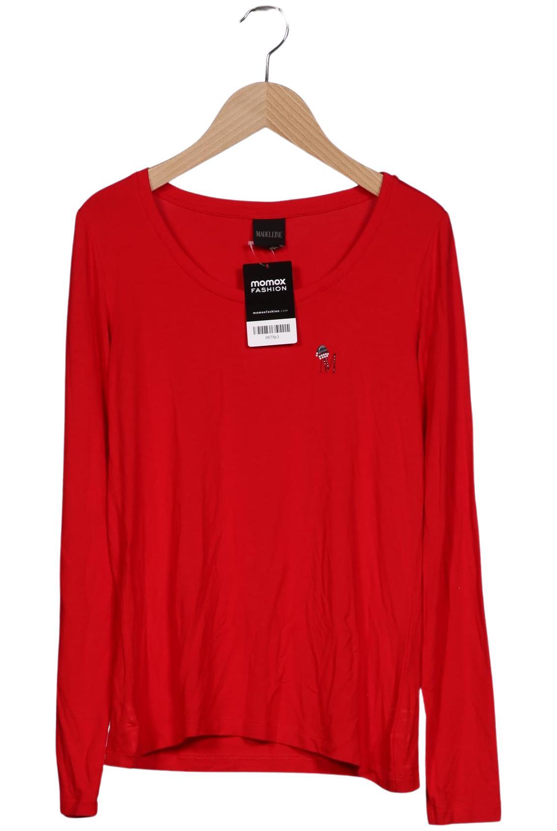 

Madeleine Damen Langarmshirt, rot, Gr. 36