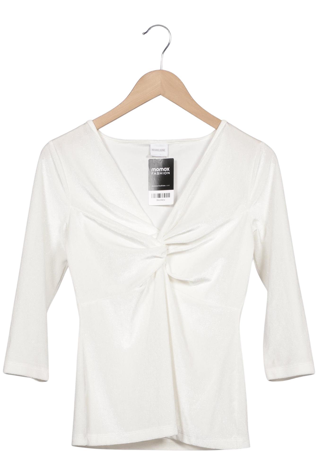 

Madeleine Damen Langarmshirt, weiß, Gr. 36