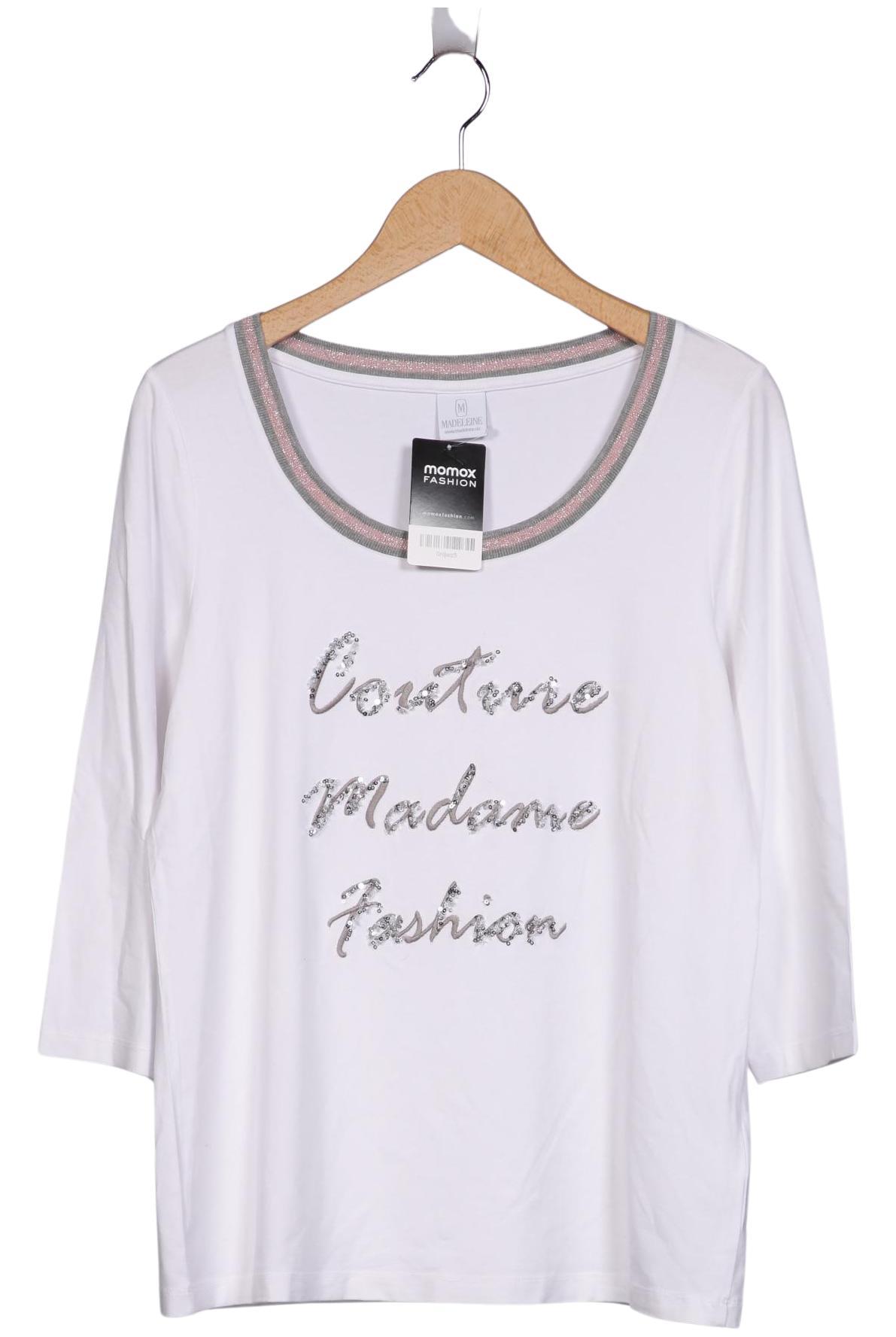 

Madeleine Damen Langarmshirt, weiß, Gr. 42