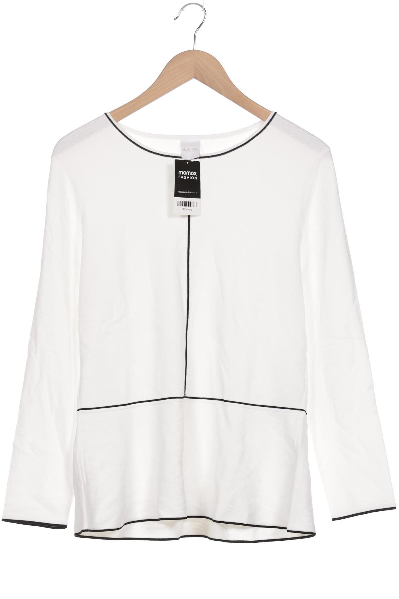 

Madeleine Damen Langarmshirt, weiß, Gr. 42