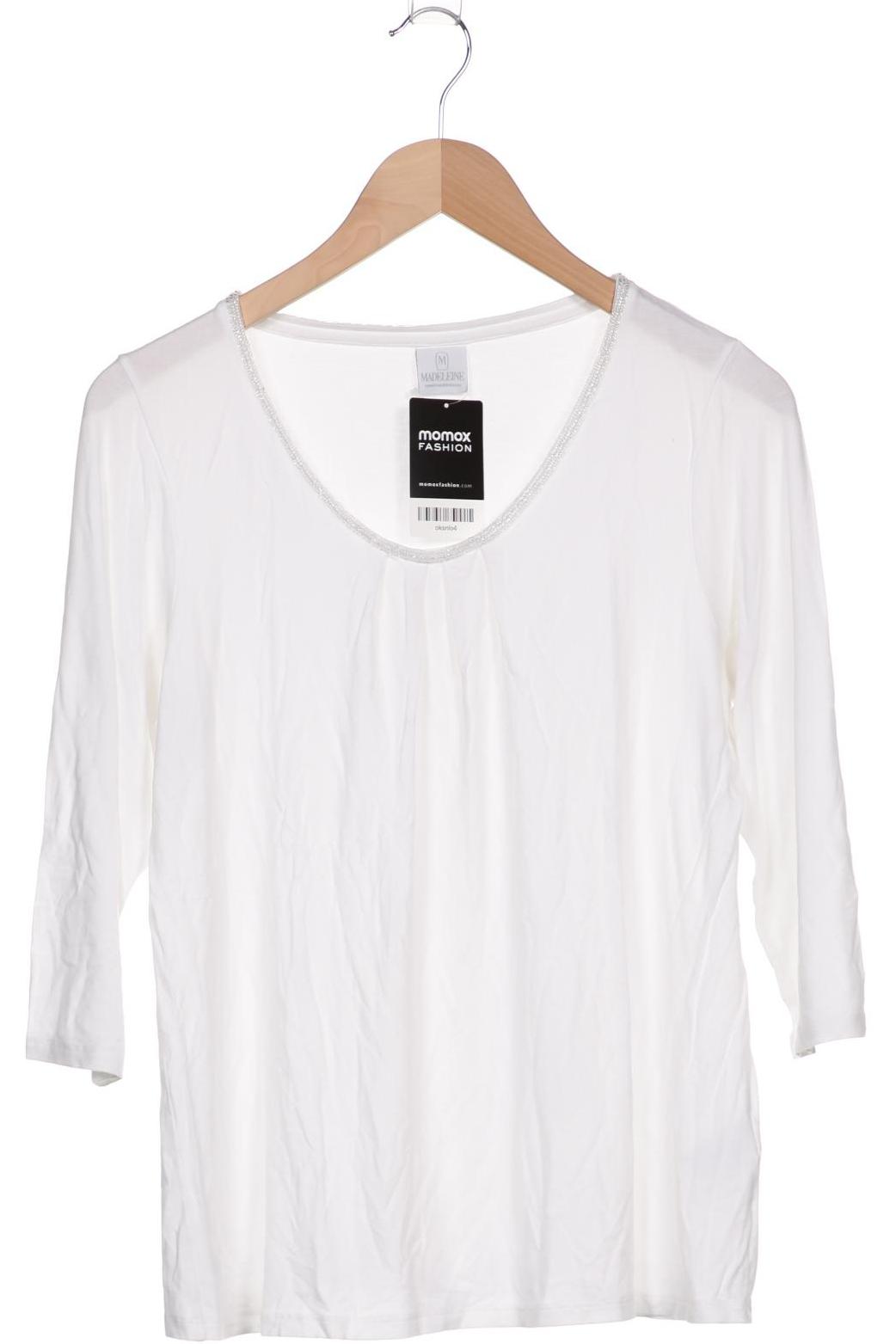 

Madeleine Damen Langarmshirt, weiß, Gr. 42