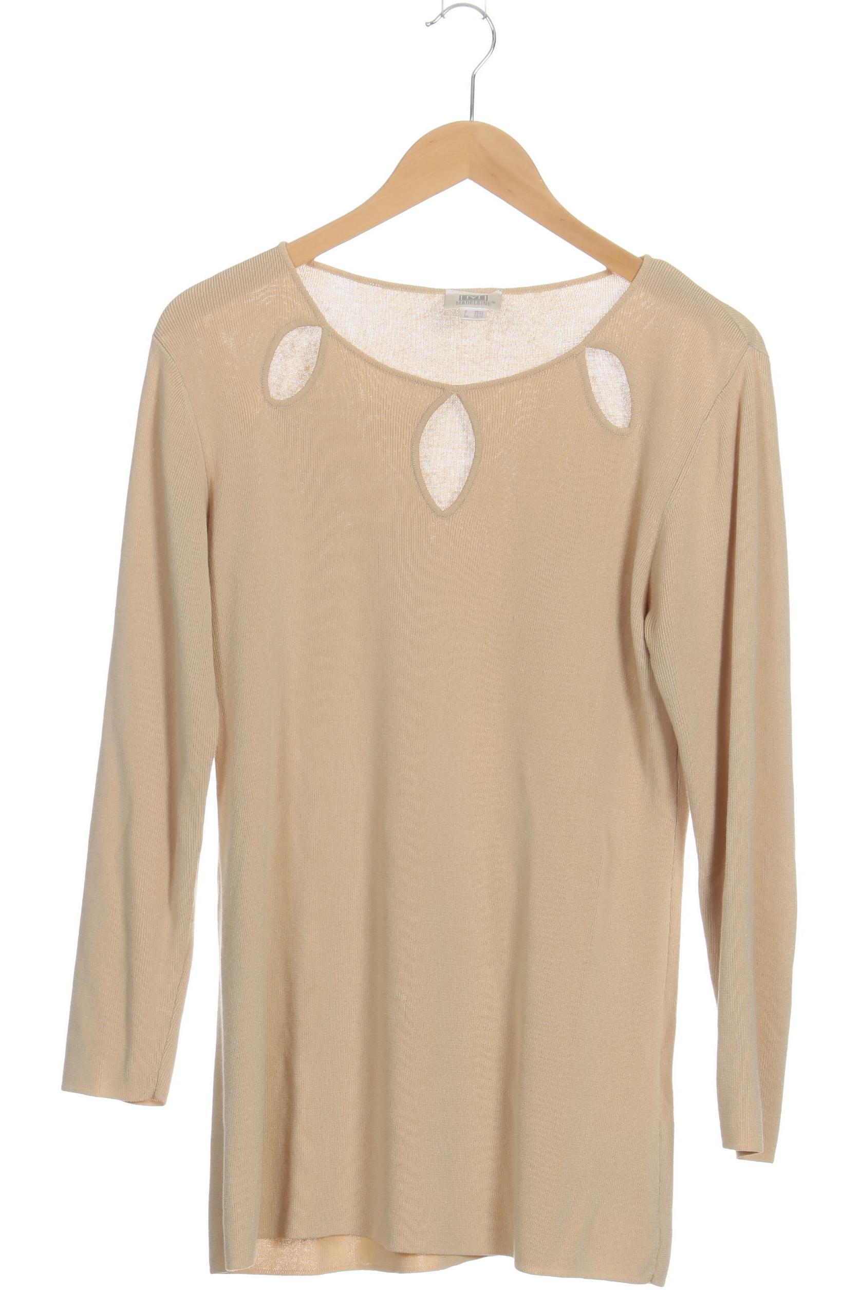 

Madeleine Damen Langarmshirt, beige, Gr. 40