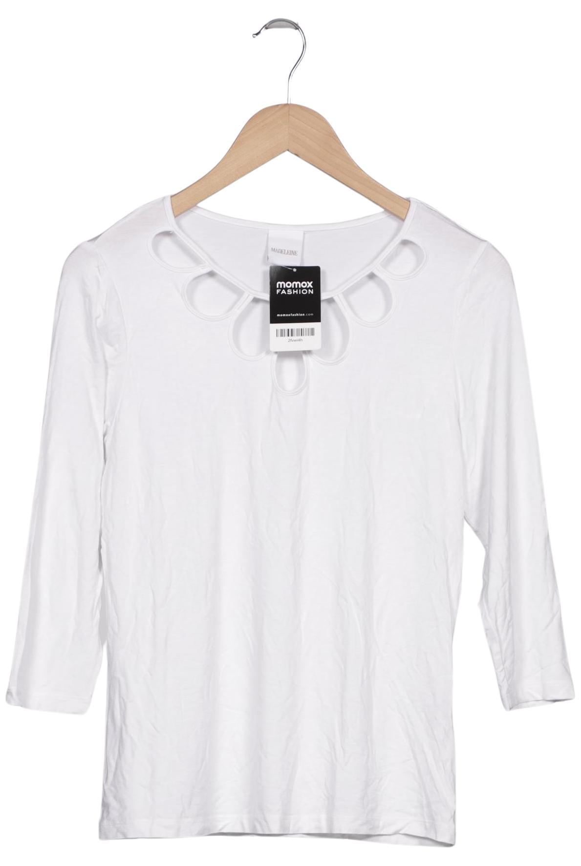 

Madeleine Damen Langarmshirt, weiß, Gr. 38