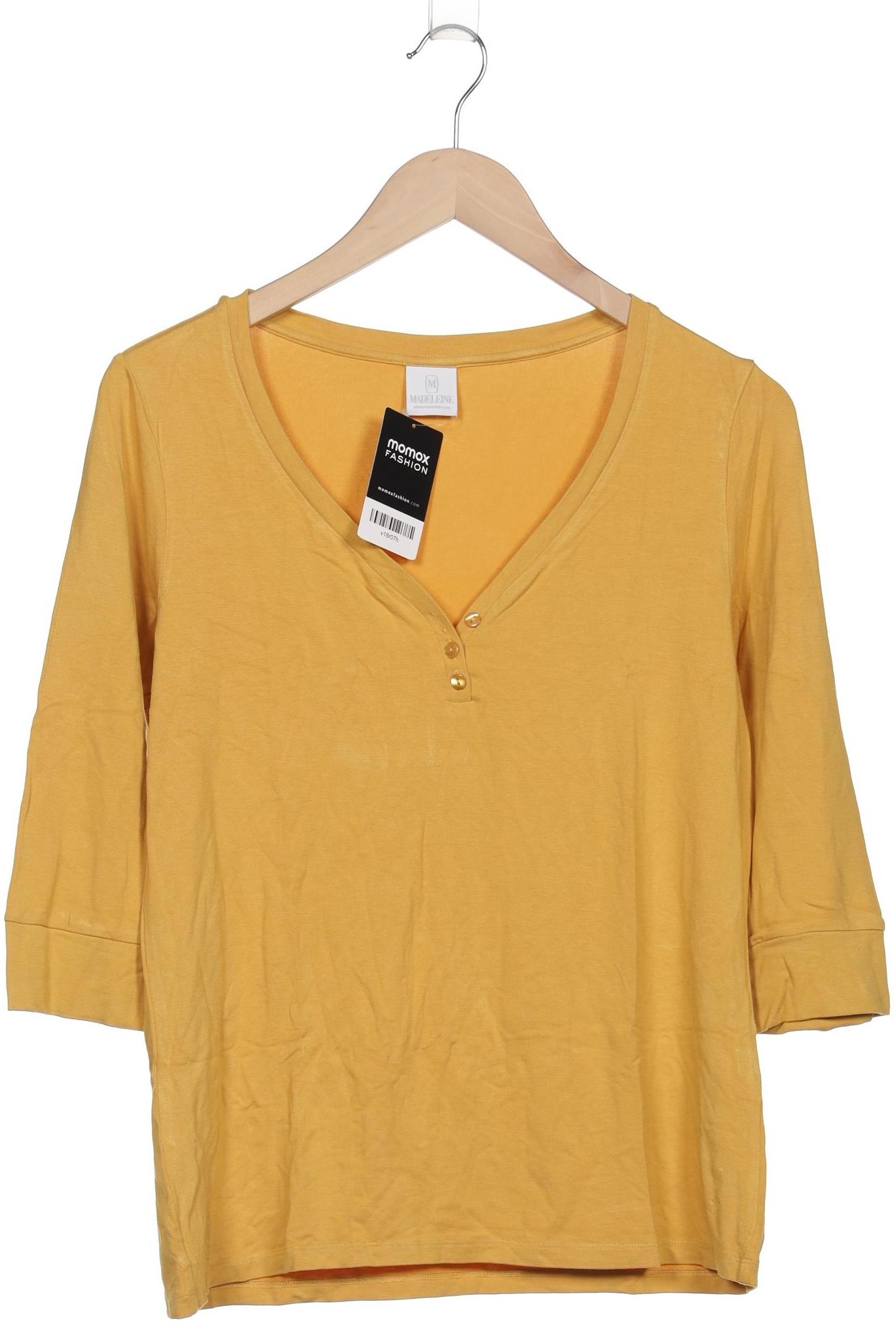 

Madeleine Damen Langarmshirt, gelb, Gr. 42