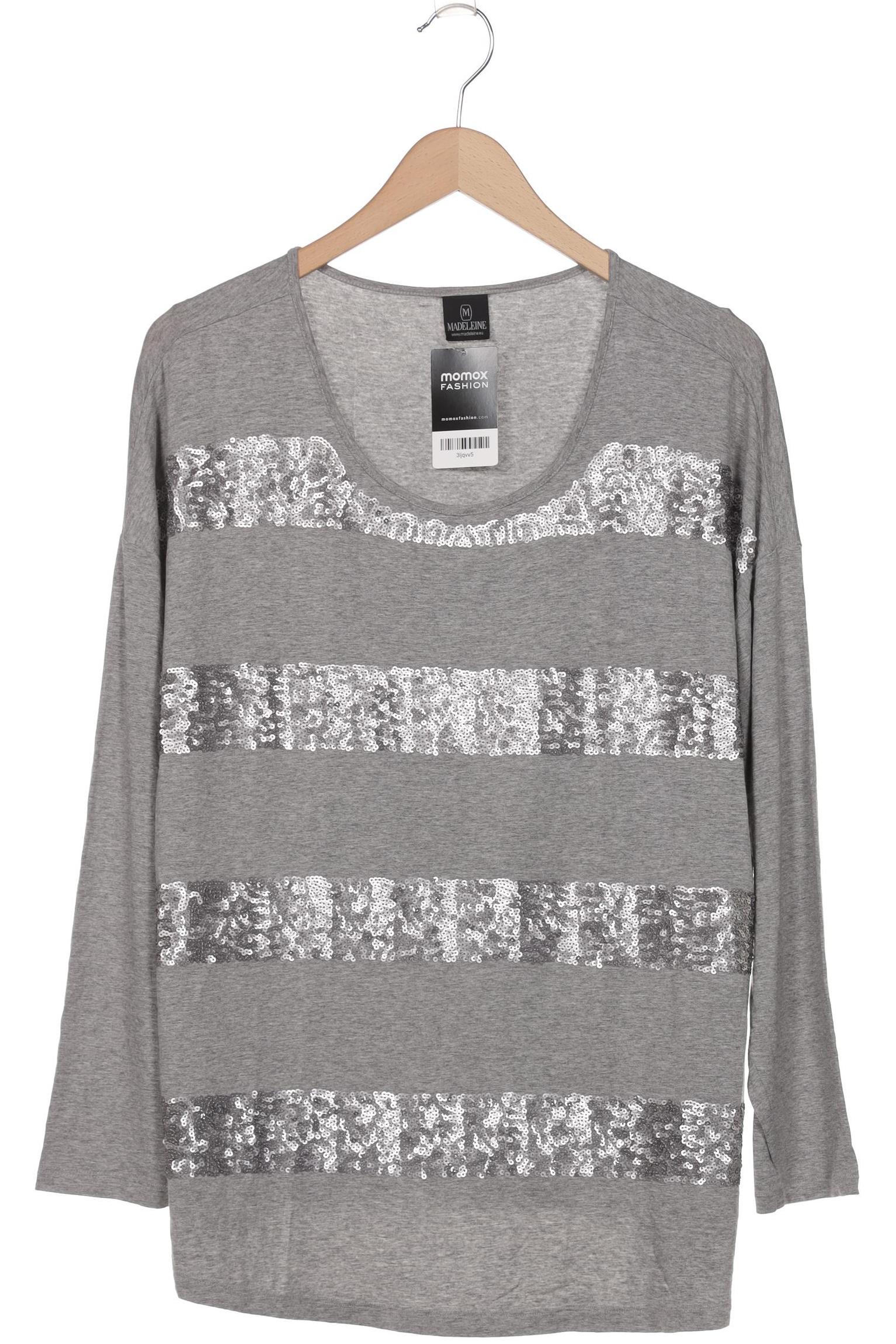 

Madeleine Damen Langarmshirt, grau, Gr. 48