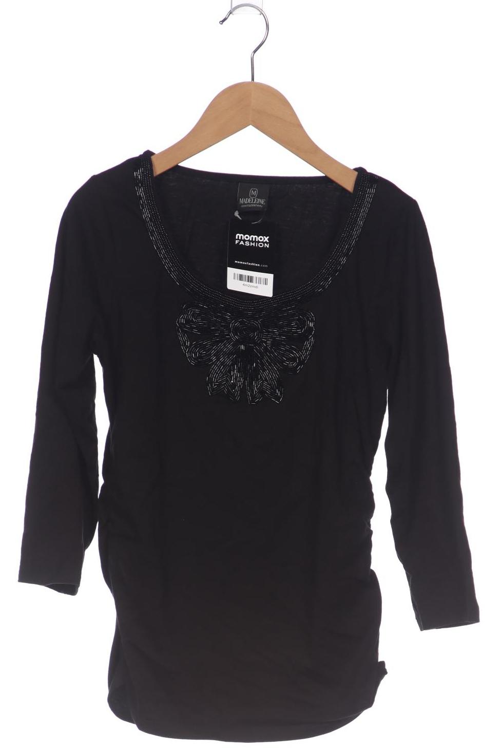 

Madeleine Damen Langarmshirt, schwarz, Gr. 34