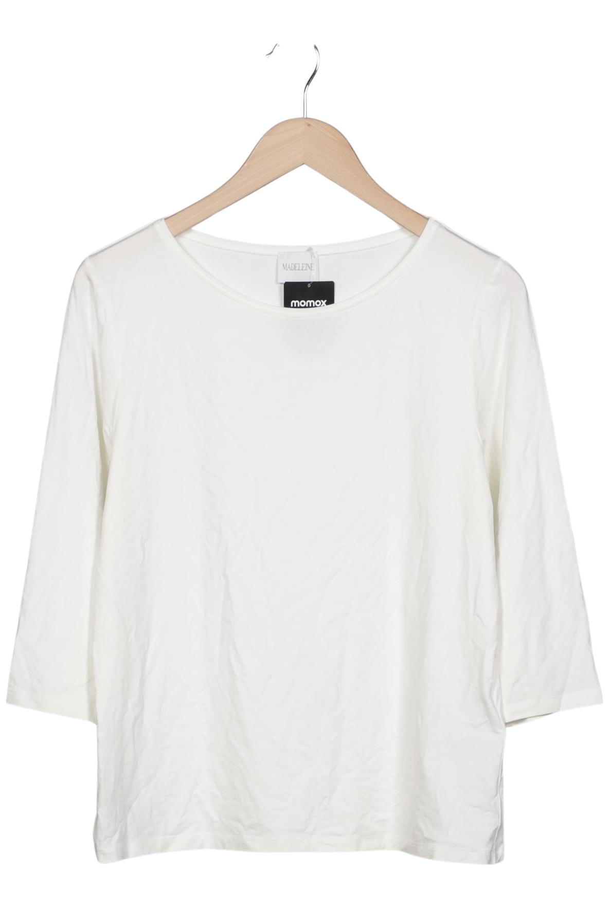 

Madeleine Damen Langarmshirt, weiß, Gr. 42