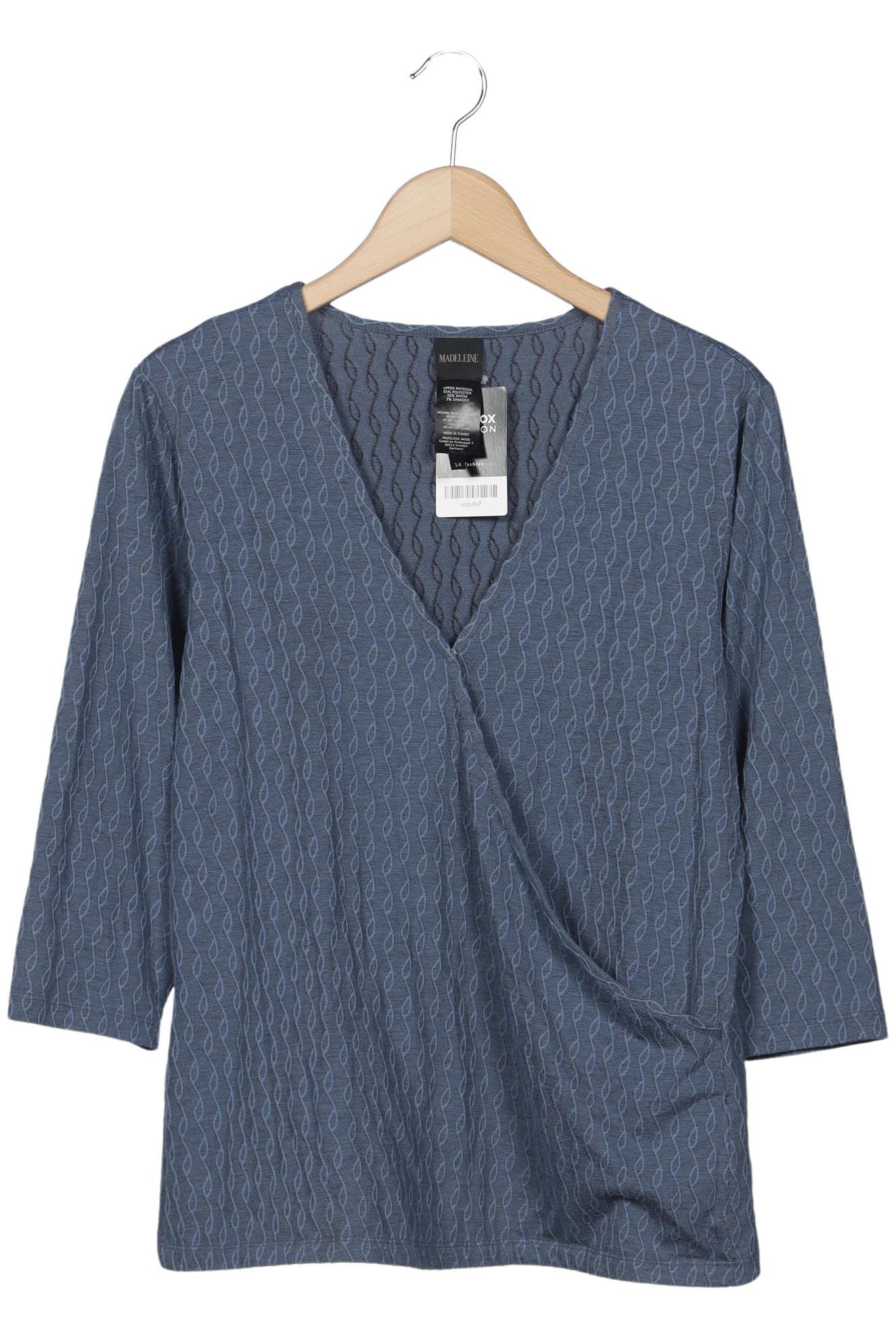 

Madeleine Damen Langarmshirt, blau, Gr. 44
