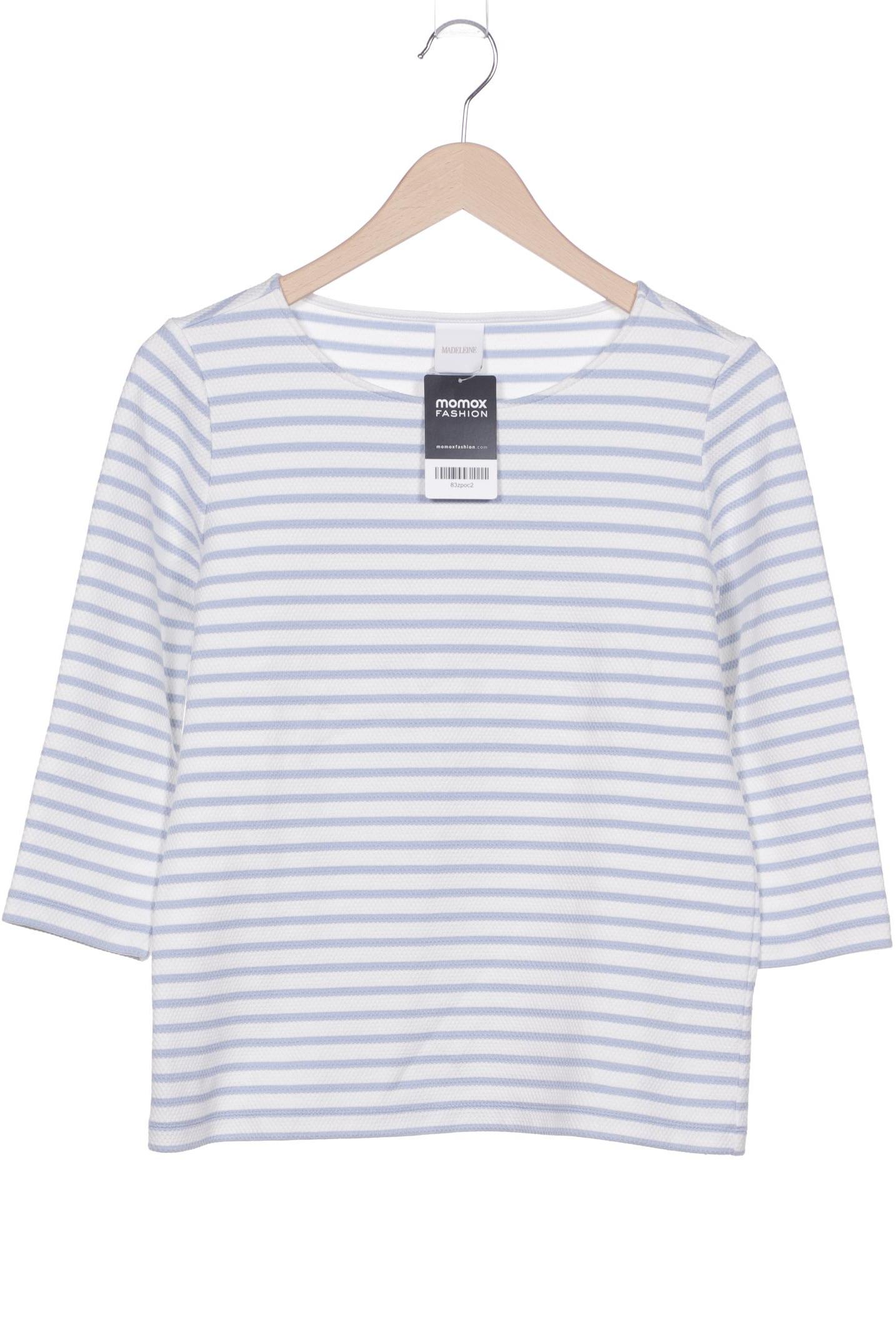 

Madeleine Damen Langarmshirt, weiß, Gr. 38