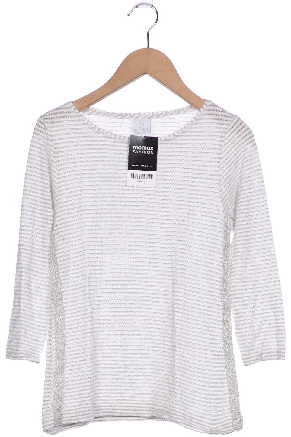 

Madeleine Damen Langarmshirt, weiß, Gr. 34