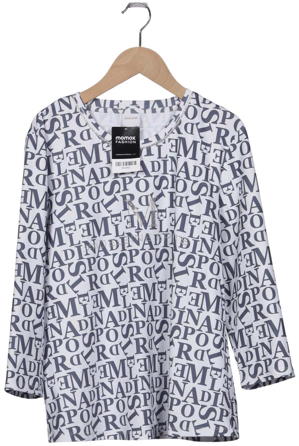 

Madeleine Damen Langarmshirt, weiß, Gr. 42