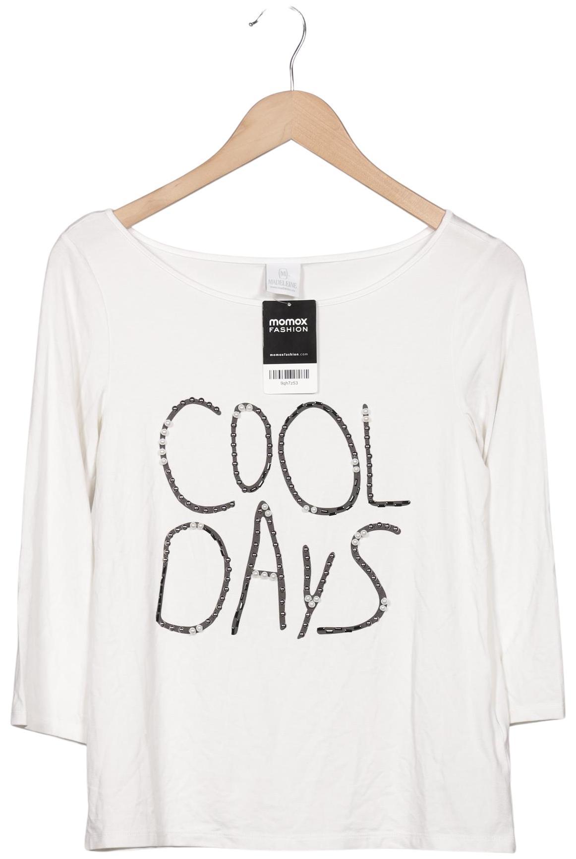 

Madeleine Damen Langarmshirt, weiß, Gr. 38