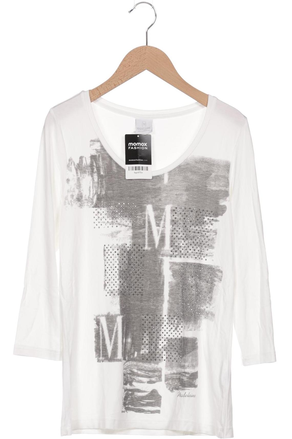 

Madeleine Damen Langarmshirt, weiß, Gr. 38