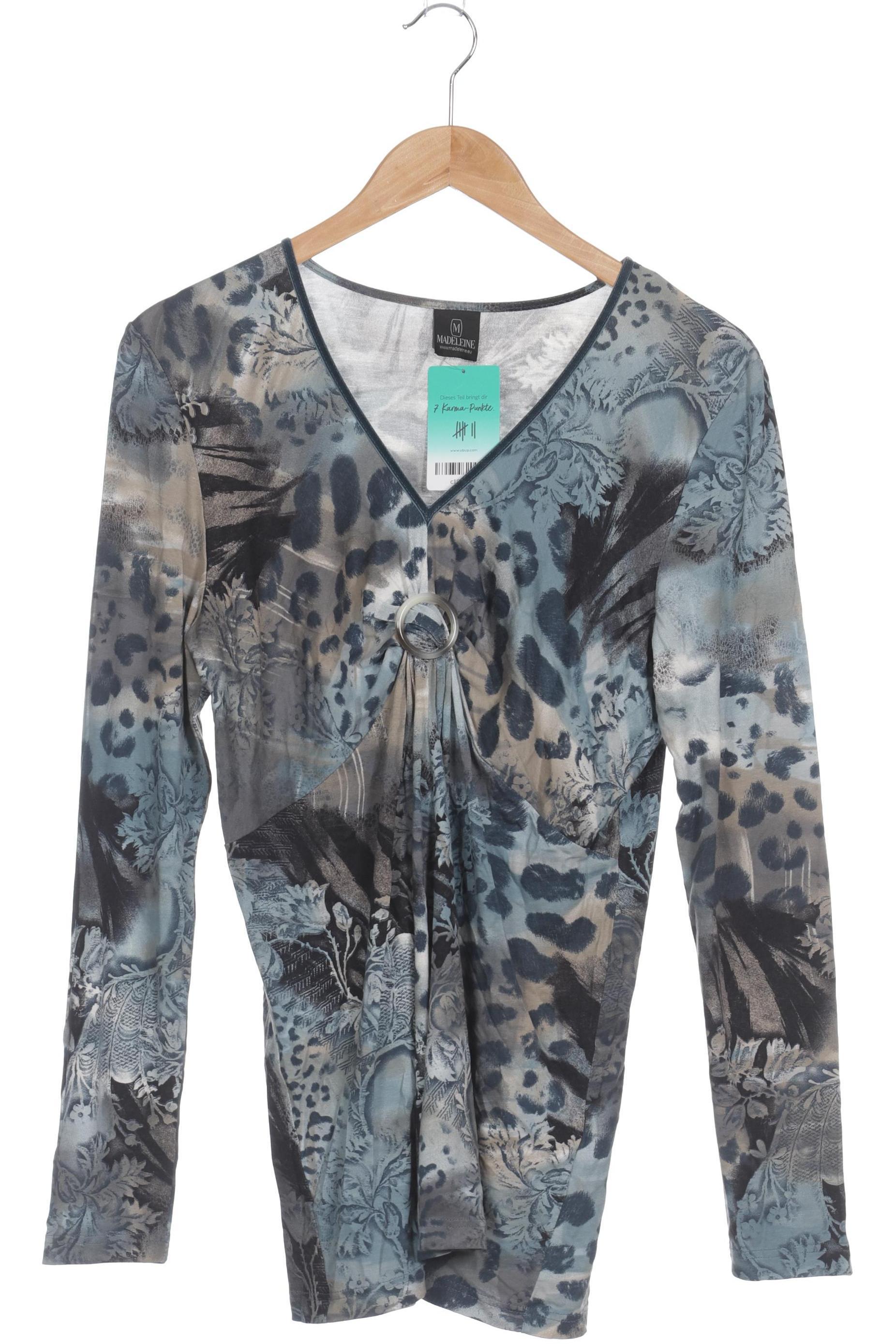 

Madeleine Damen Langarmshirt, blau, Gr. 42