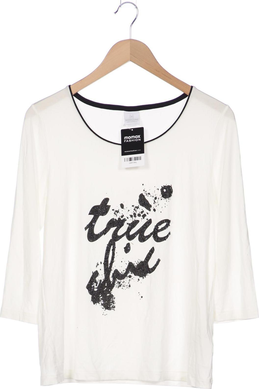 

Madeleine Damen Langarmshirt, weiß, Gr. 42