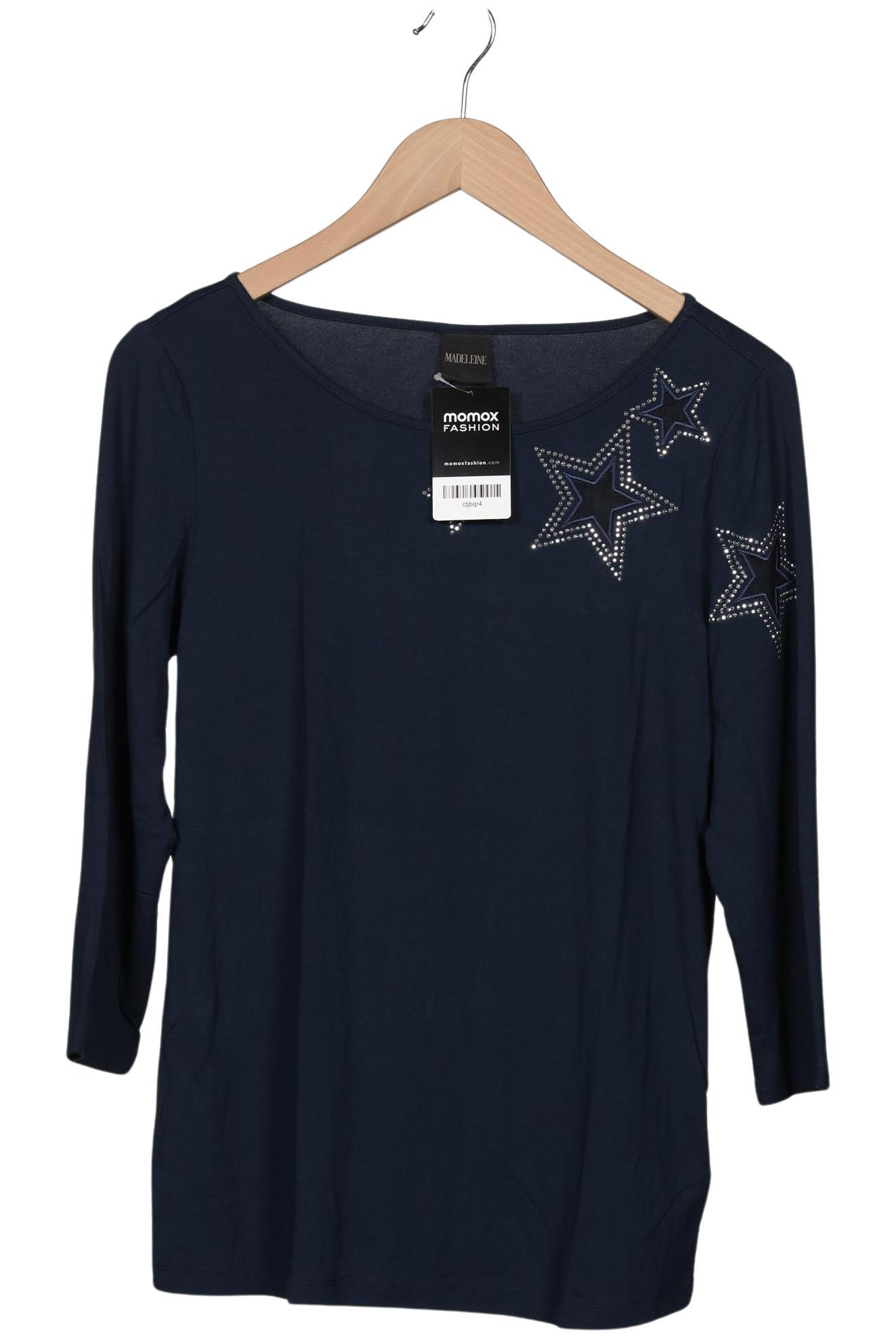 

Madeleine Damen Langarmshirt, marineblau, Gr. 40