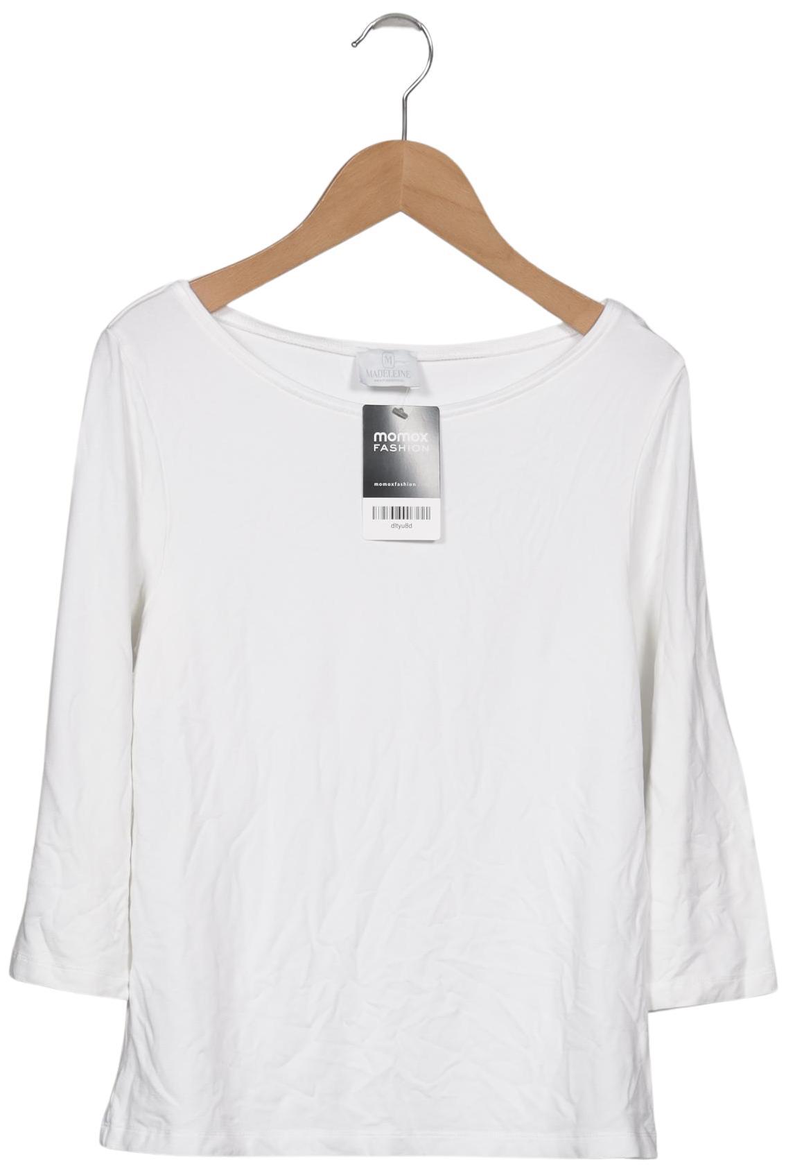 

Madeleine Damen Langarmshirt, weiß, Gr. 40