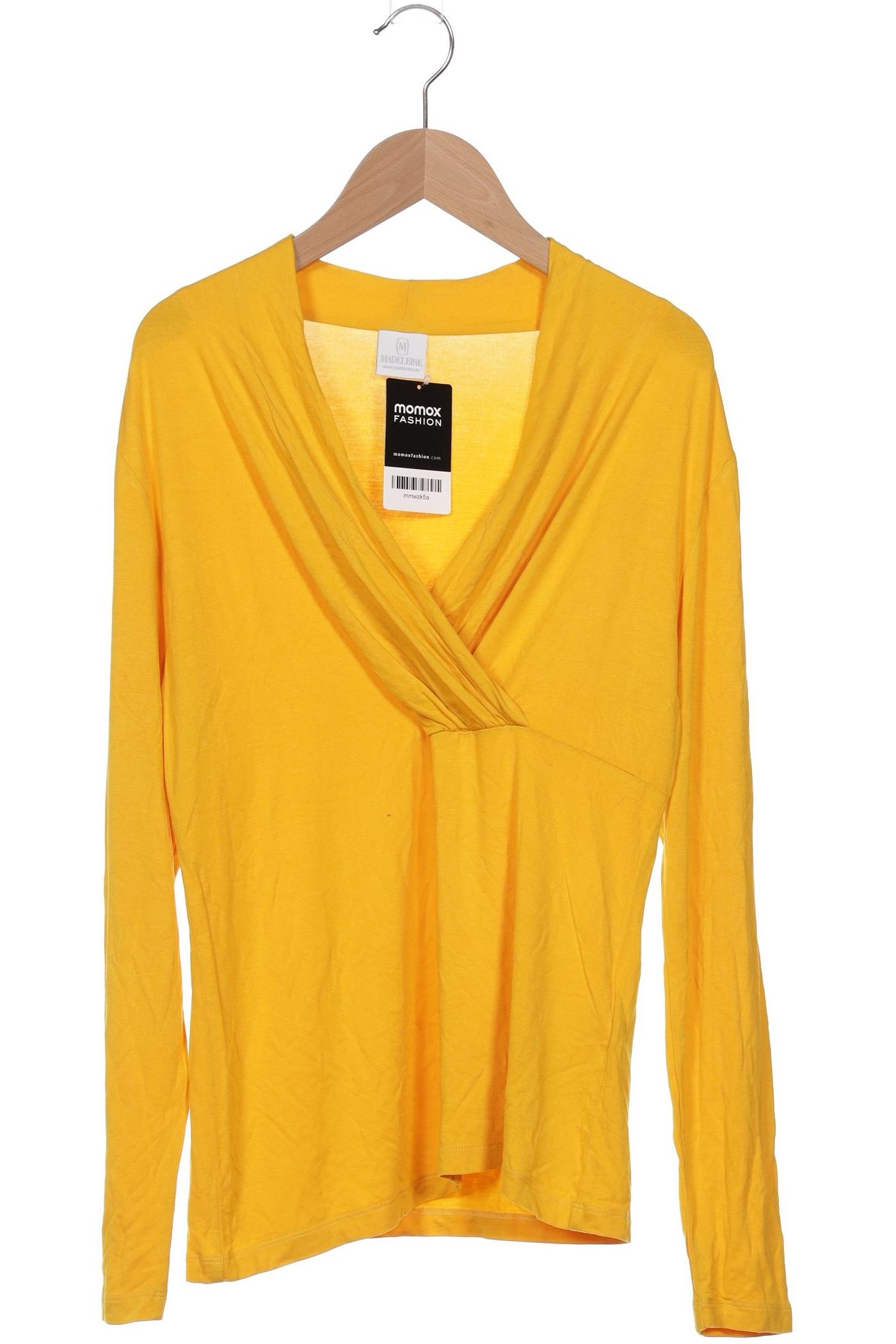 

Madeleine Damen Langarmshirt, gelb, Gr. 38