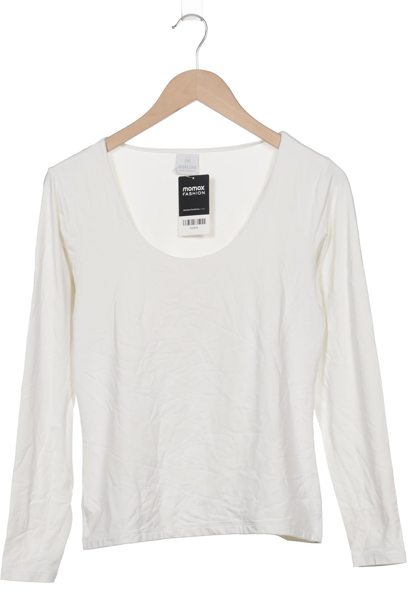 

Madeleine Damen Langarmshirt, weiß, Gr. 38