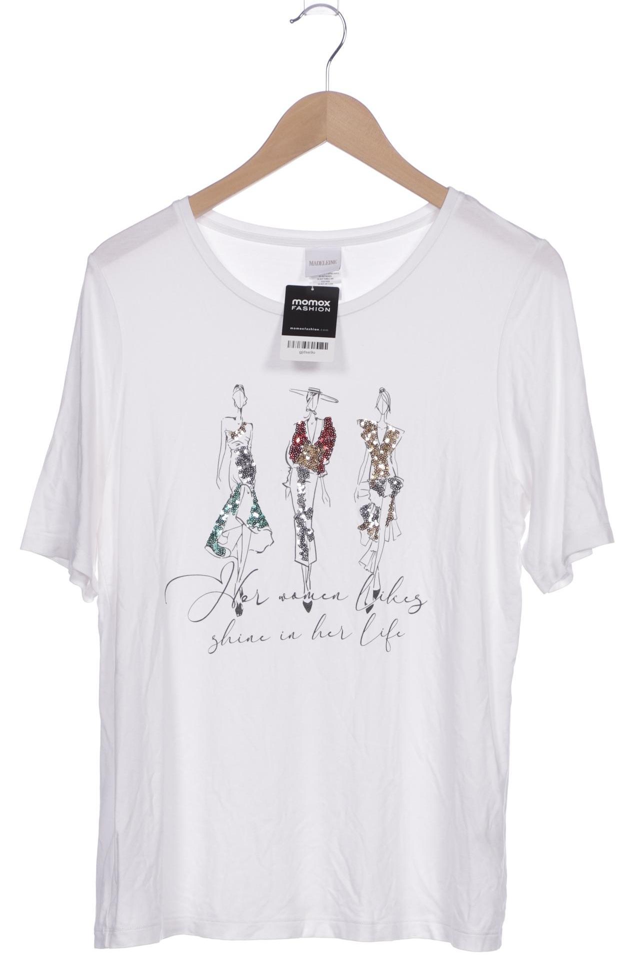 

Madeleine Damen Langarmshirt, weiß, Gr. 14