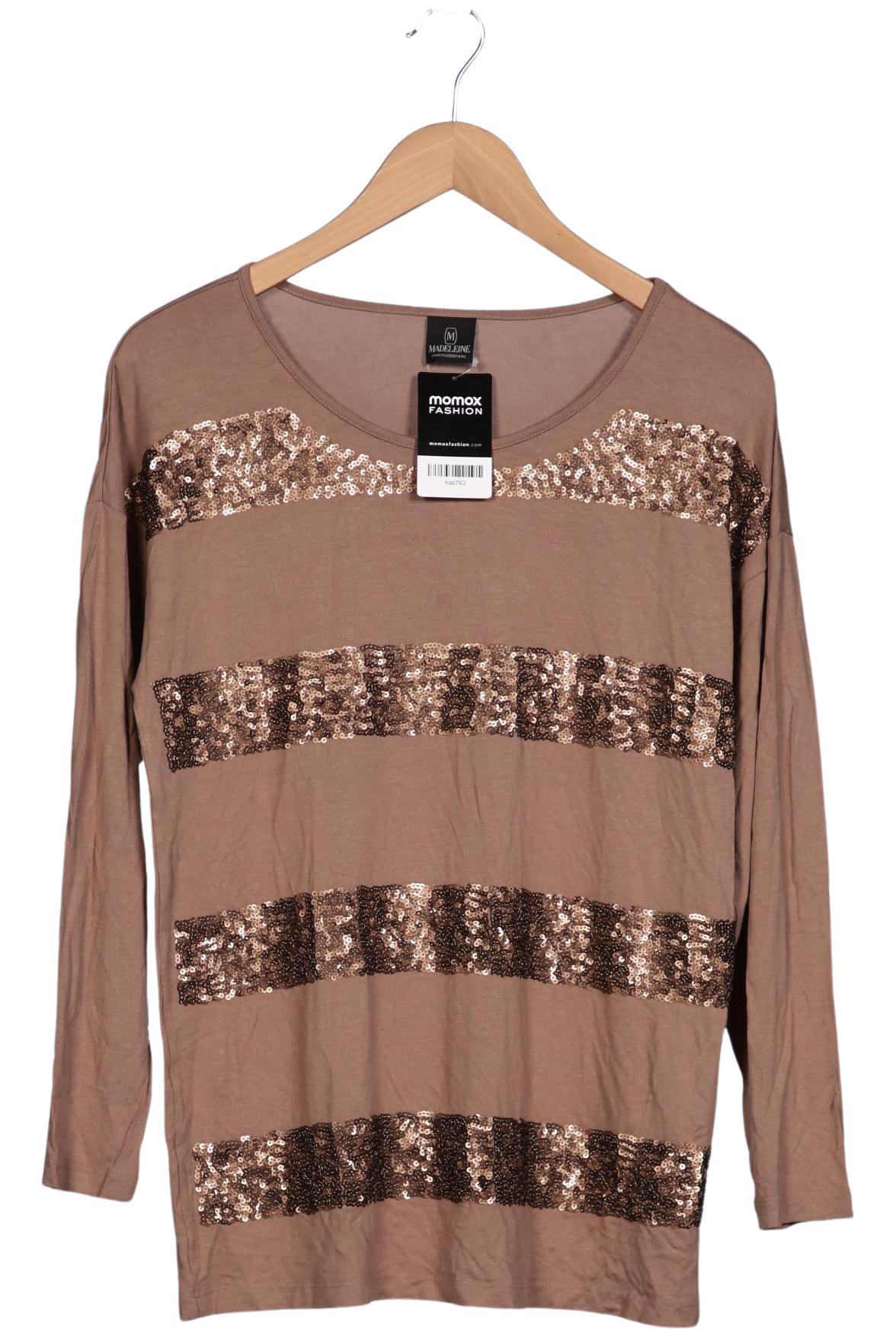 

Madeleine Damen Langarmshirt, braun, Gr. 40