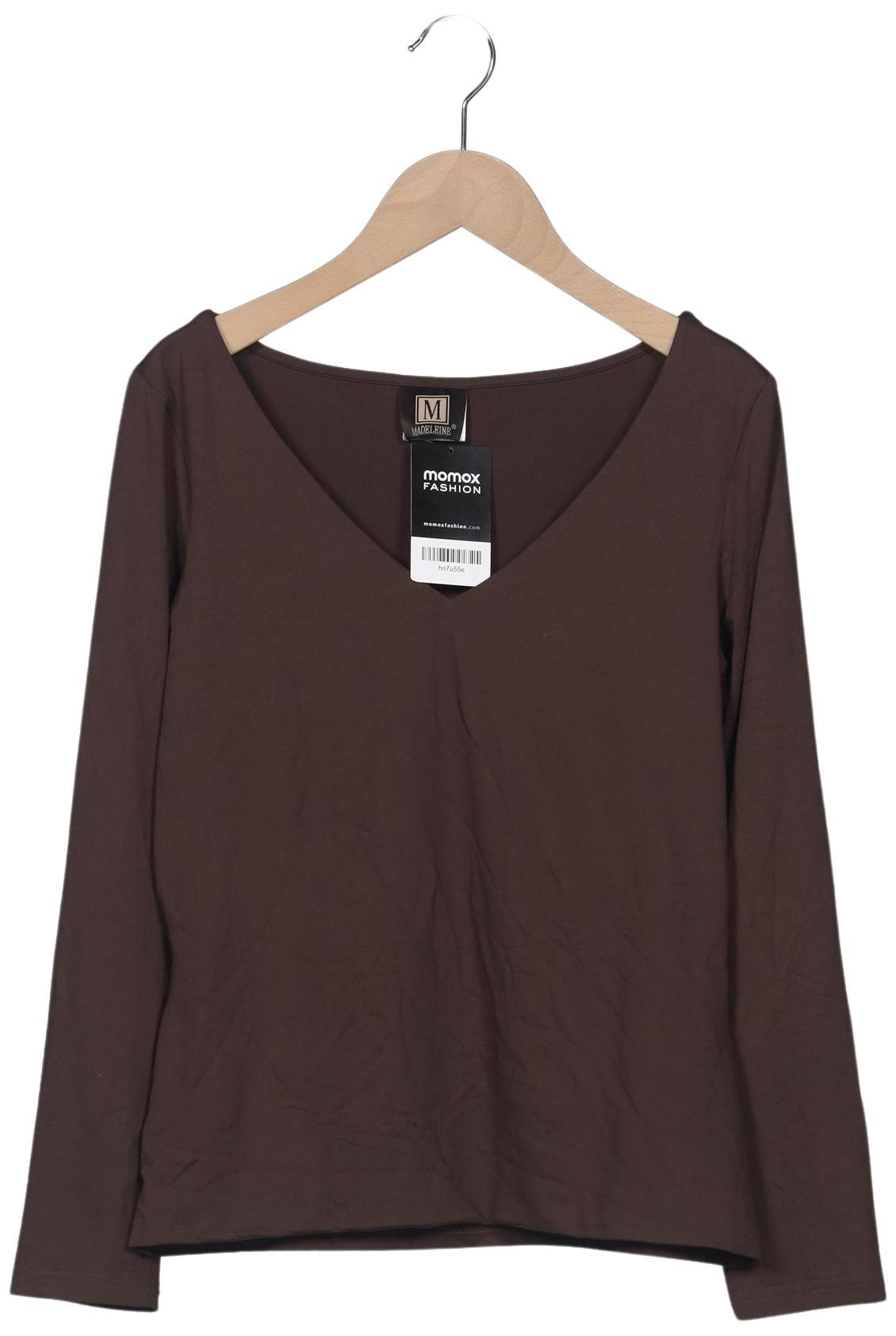 

Madeleine Damen Langarmshirt, braun, Gr. 38