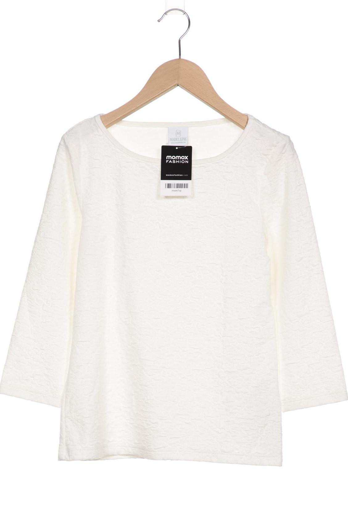 

Madeleine Damen Langarmshirt, weiß, Gr. 36