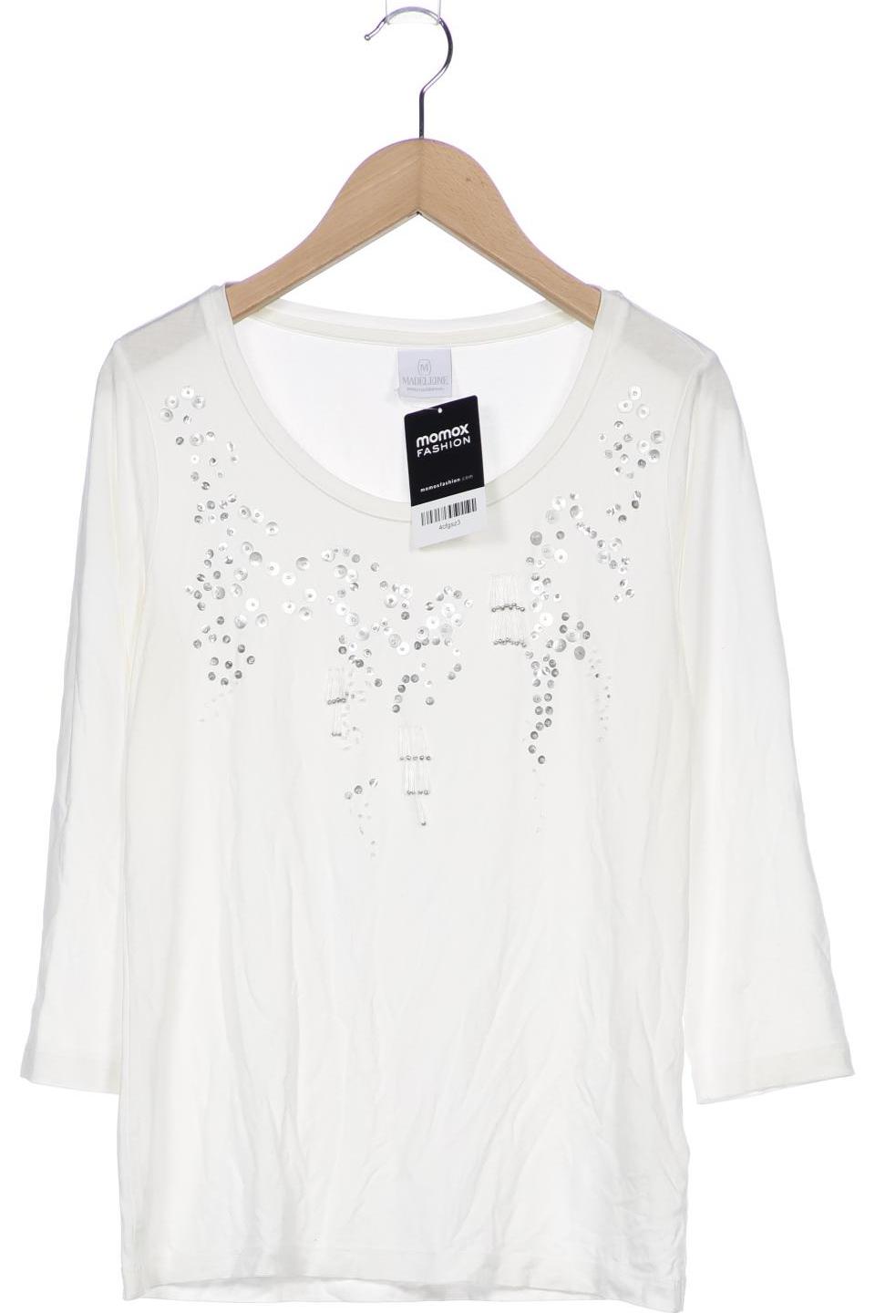 

Madeleine Damen Langarmshirt, weiß, Gr. 36